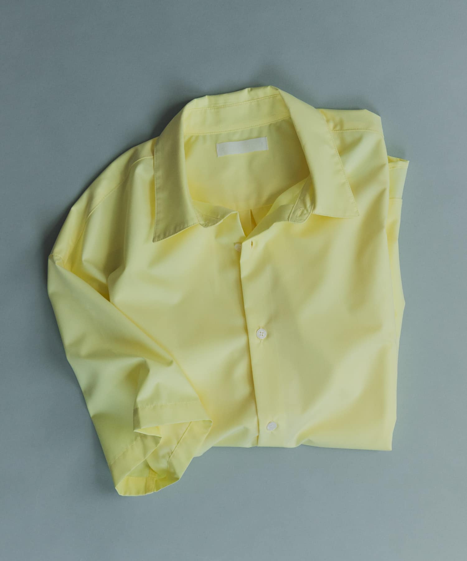 『イージーケア/速乾/接触冷感』コンフォートレギュラーカラーショートスリーブシャツ YELLOW S