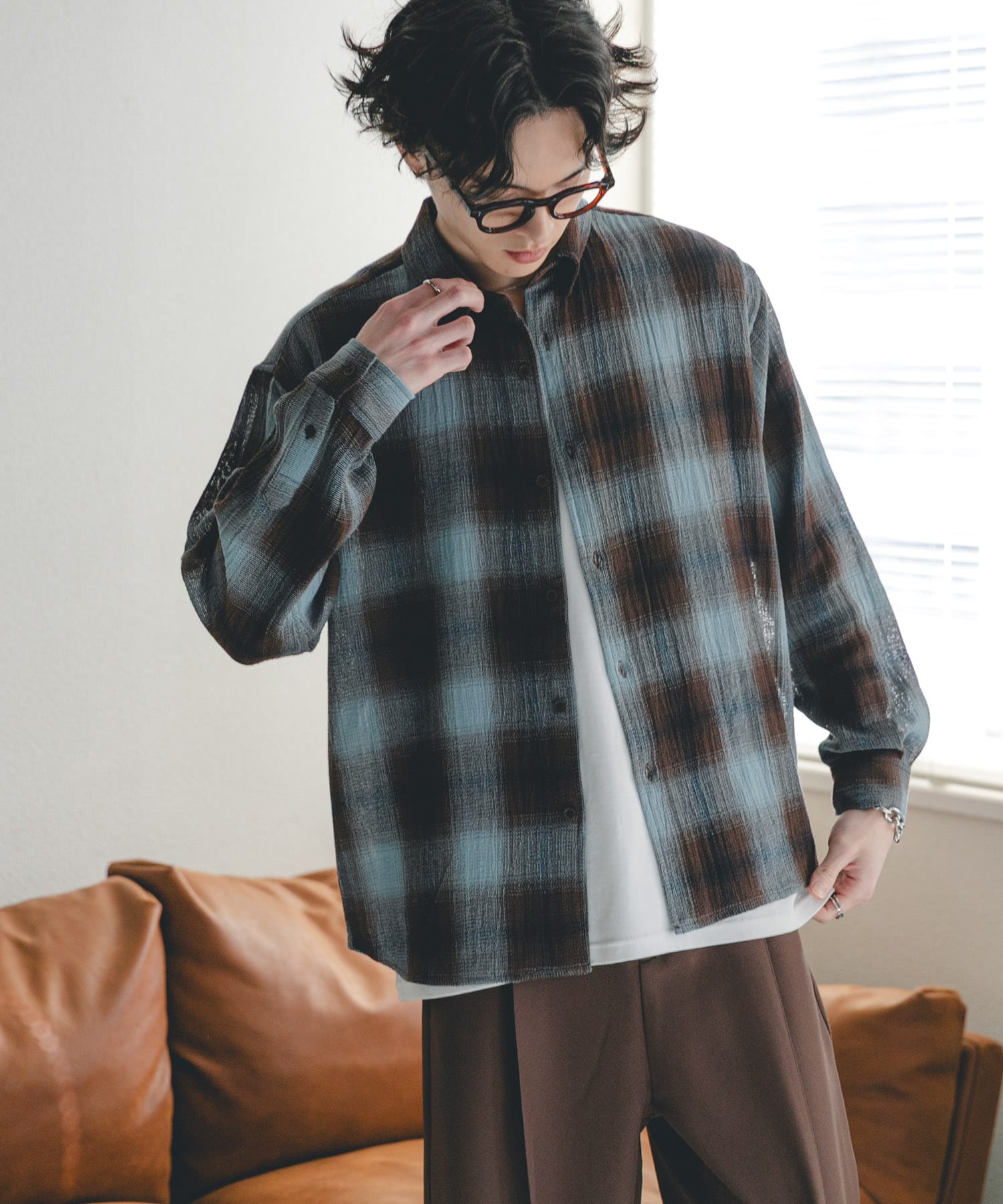 身長：173cm サイズ：L