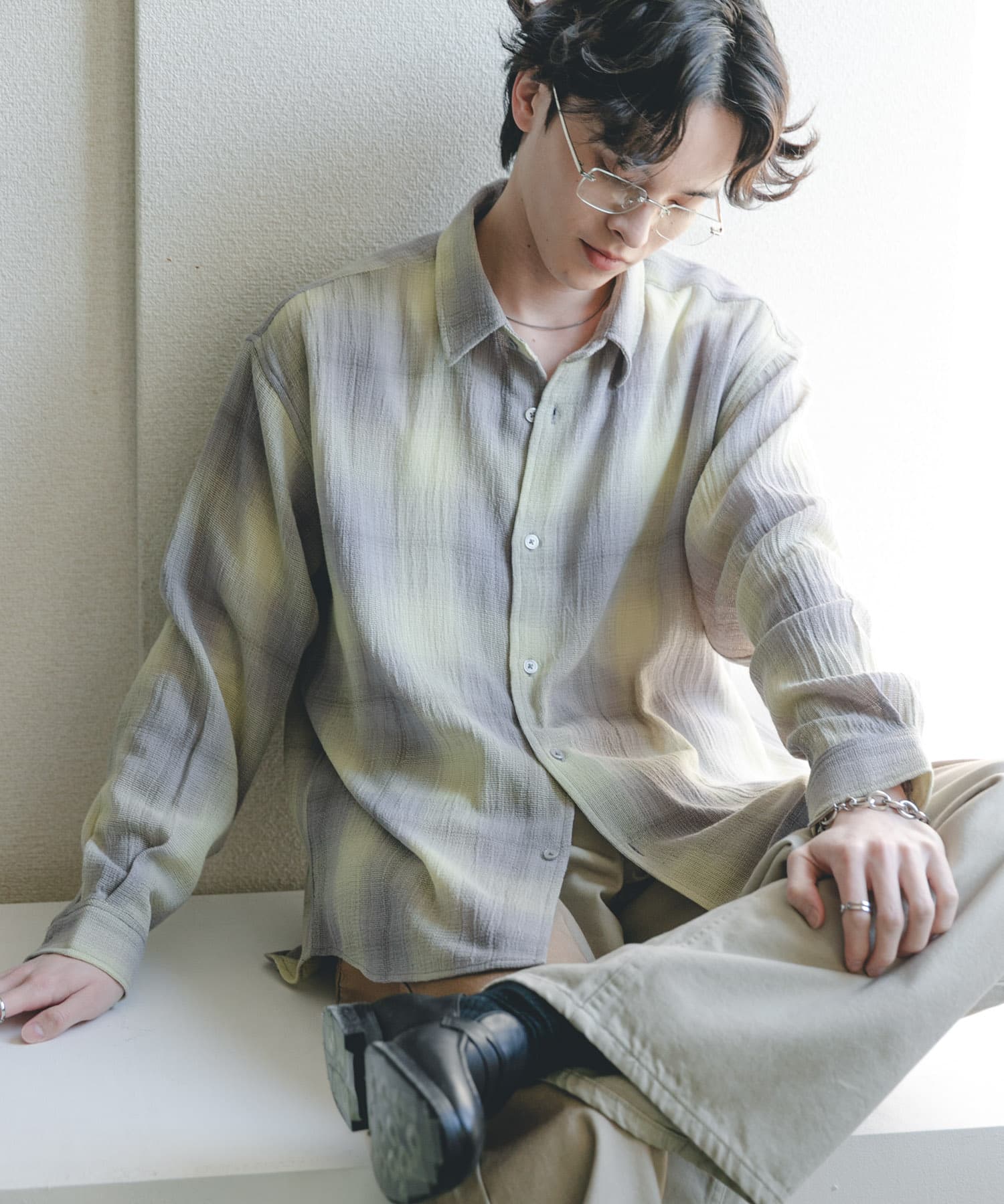 身長：173cm サイズ：L