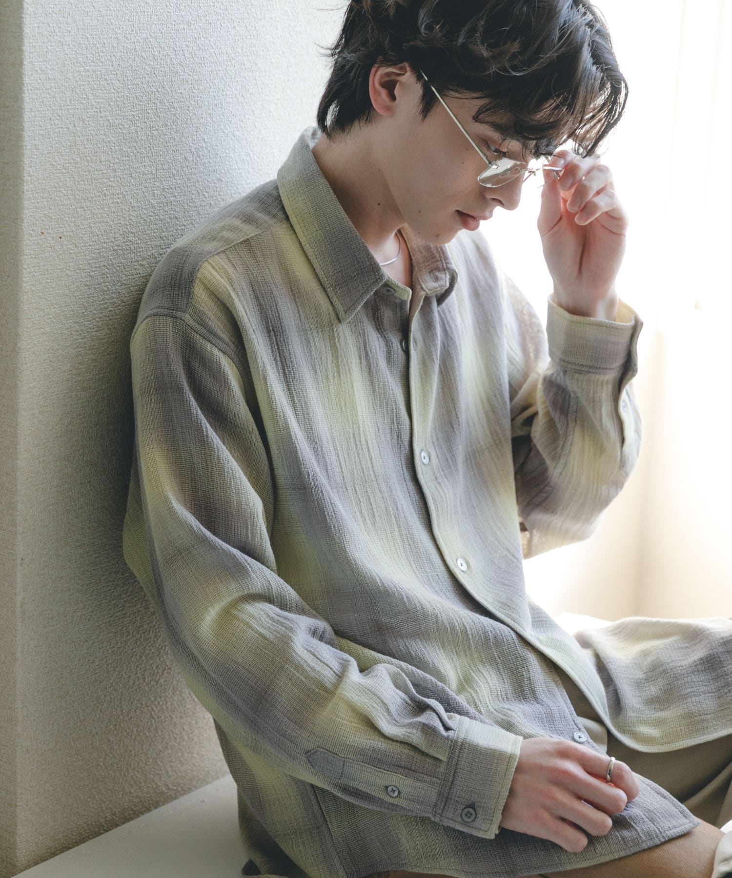 身長：173cm サイズ：L