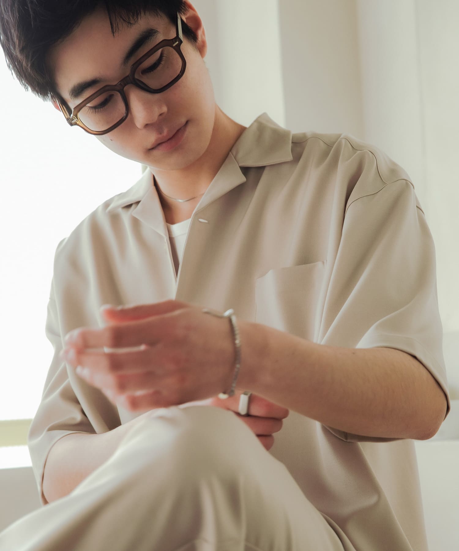 身長：181cm サイズ：L