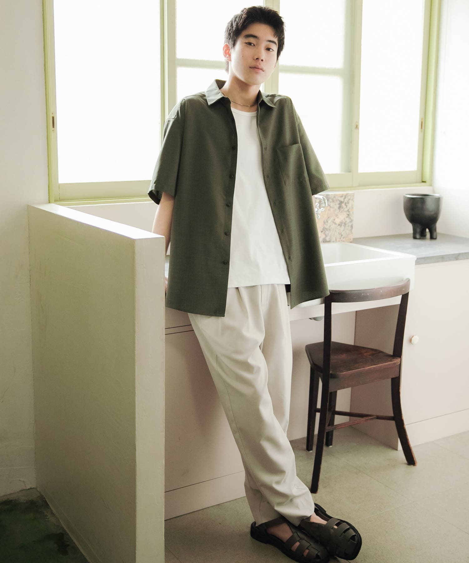 身長：181cm サイズ：L