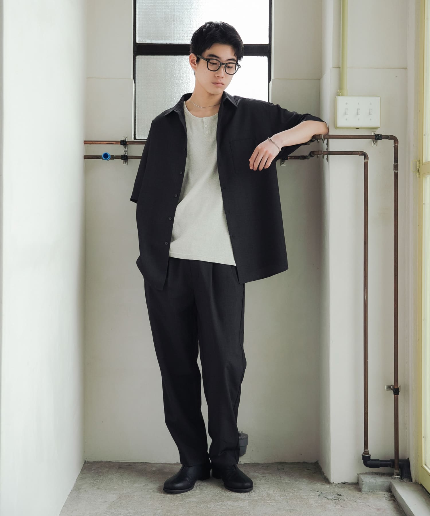 身長：181cm サイズ：L