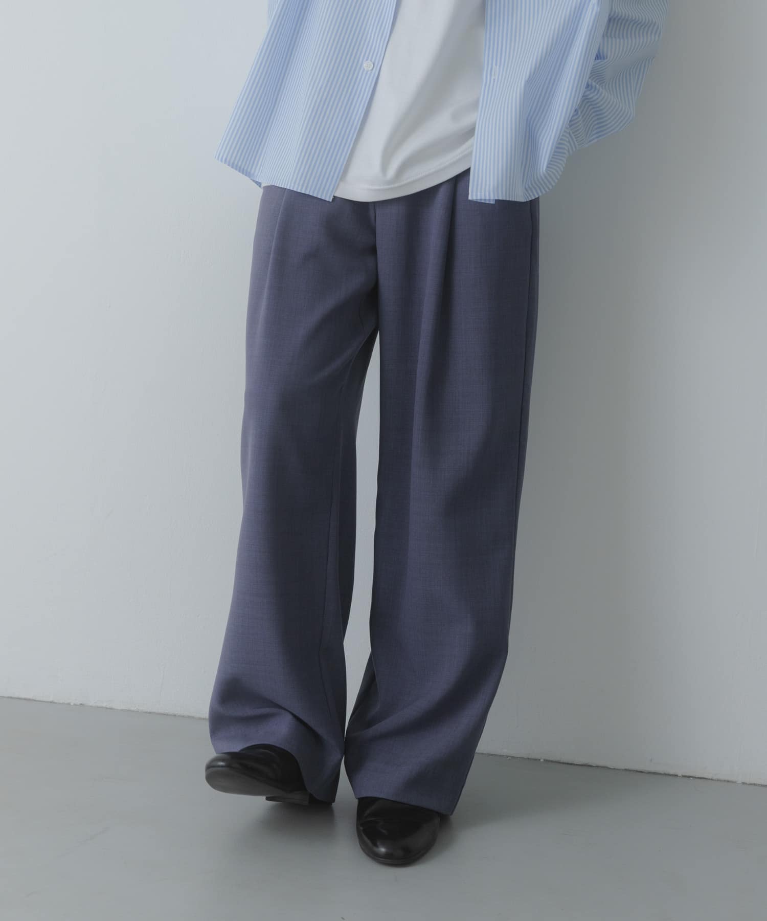 『UR TECH DRYLUXE』リネンライクワイドパンツ