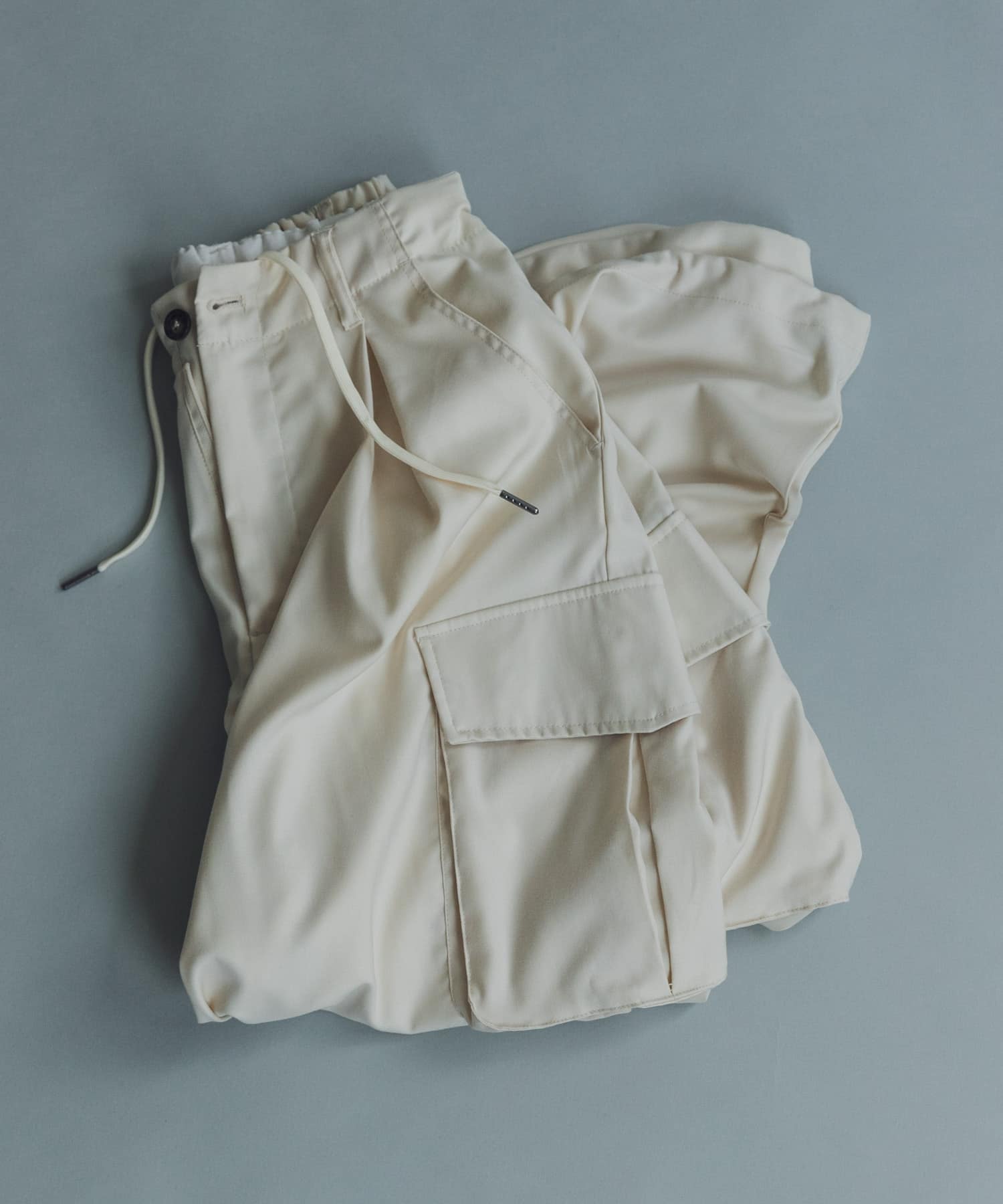 ワイドカーゴパンツ IVORY M