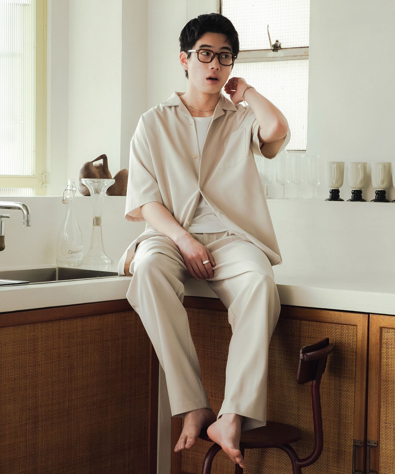 身長：181cm サイズ：L
