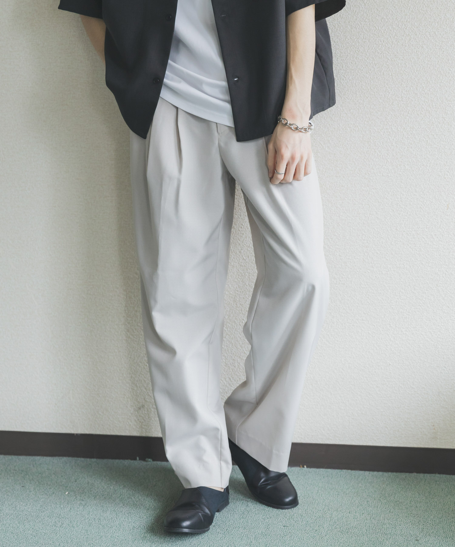 クイックドライタックワイドパンツ