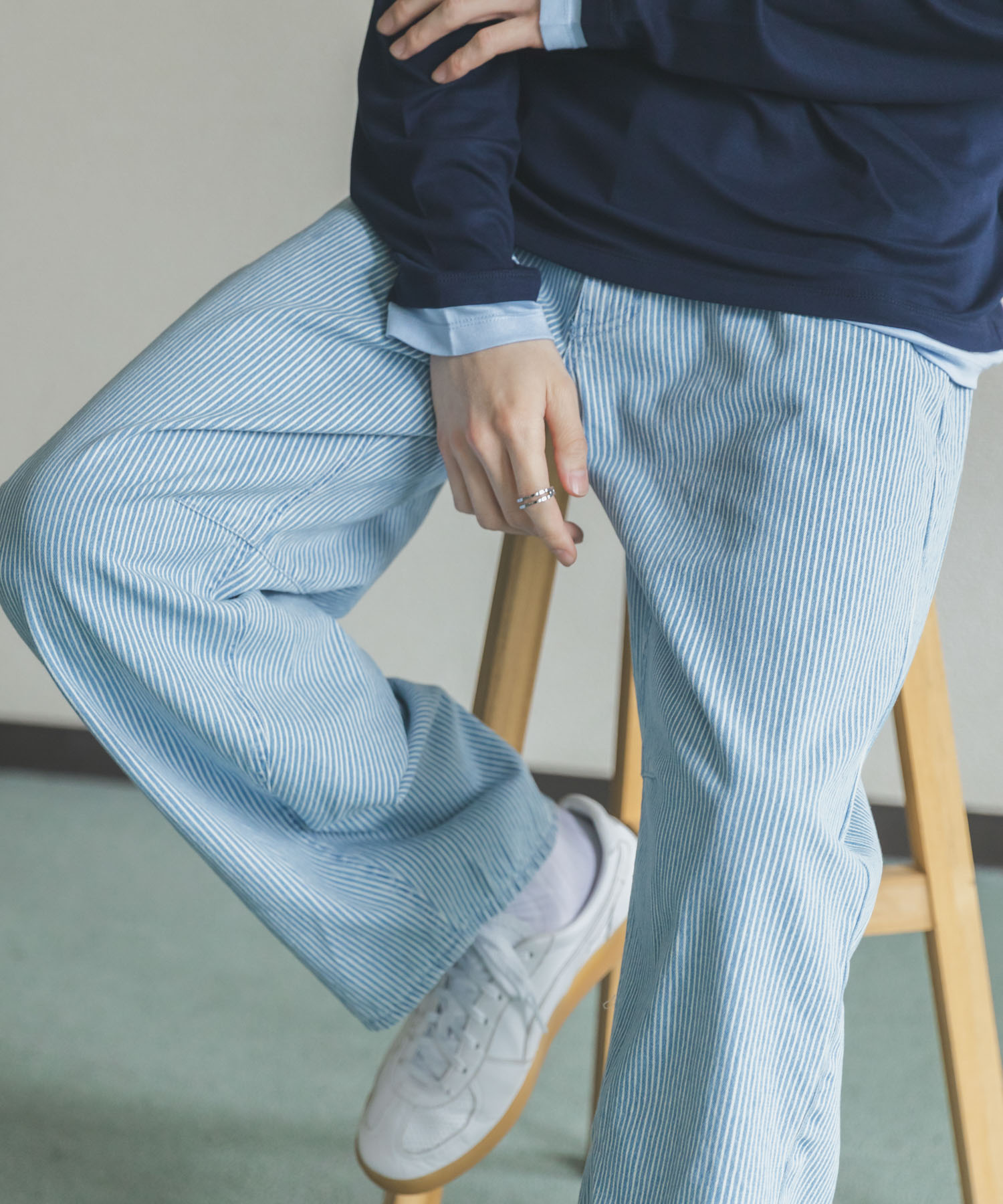 アソートバレルレッグデニムパンツ