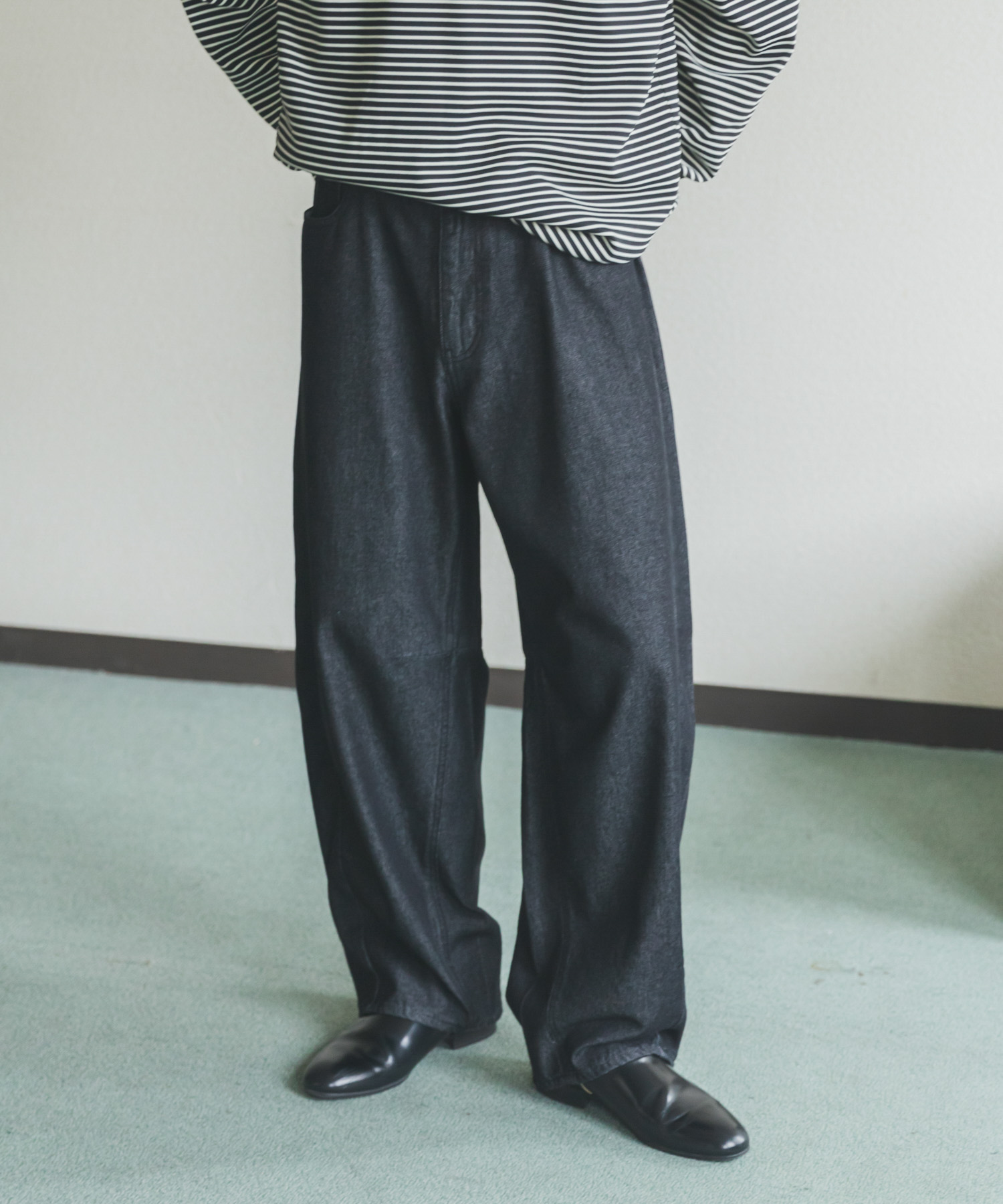 アソートバレルレッグデニムパンツ