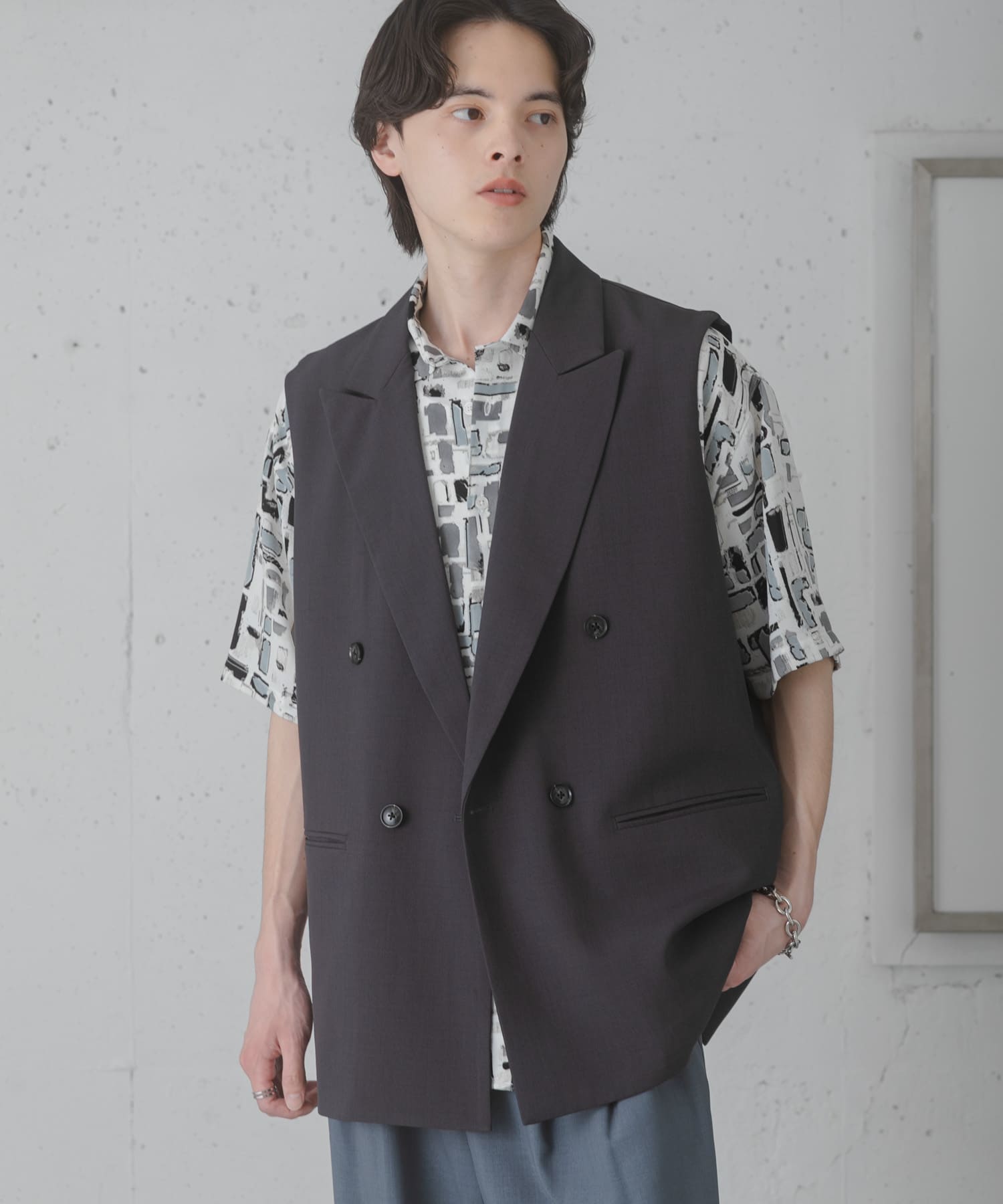 ダブルテーラードベスト