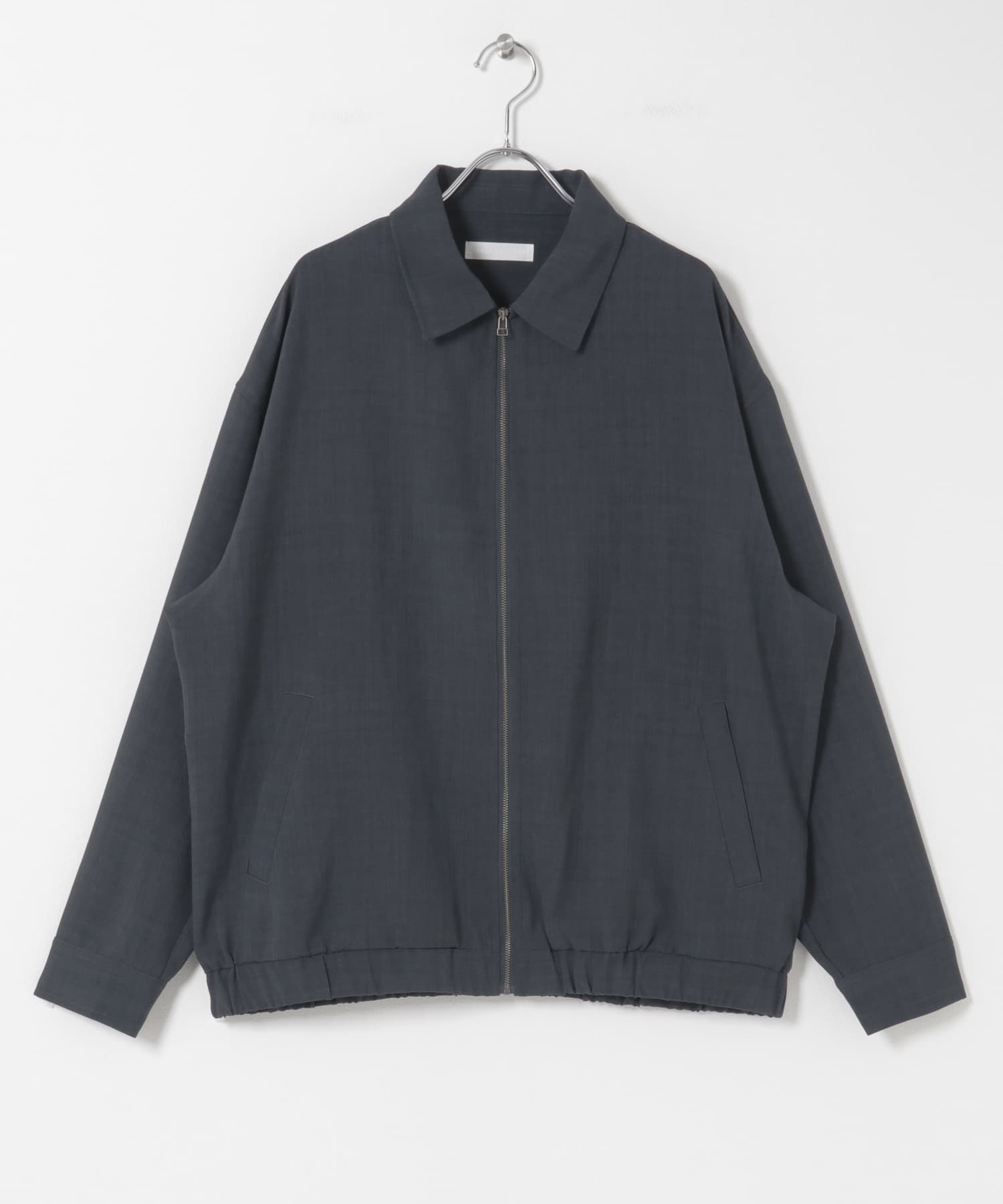 UR TECH DRYLUXE』リネンライクジップブルゾン(M BLACK): アウター