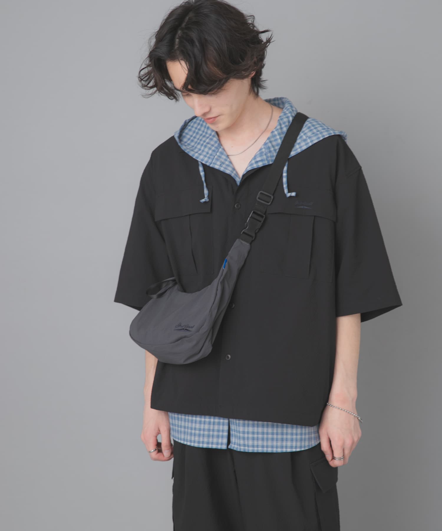『別注』Converse×SENSE OF PLACE　JACKPURCELLショルダーバック CHARCOAL One