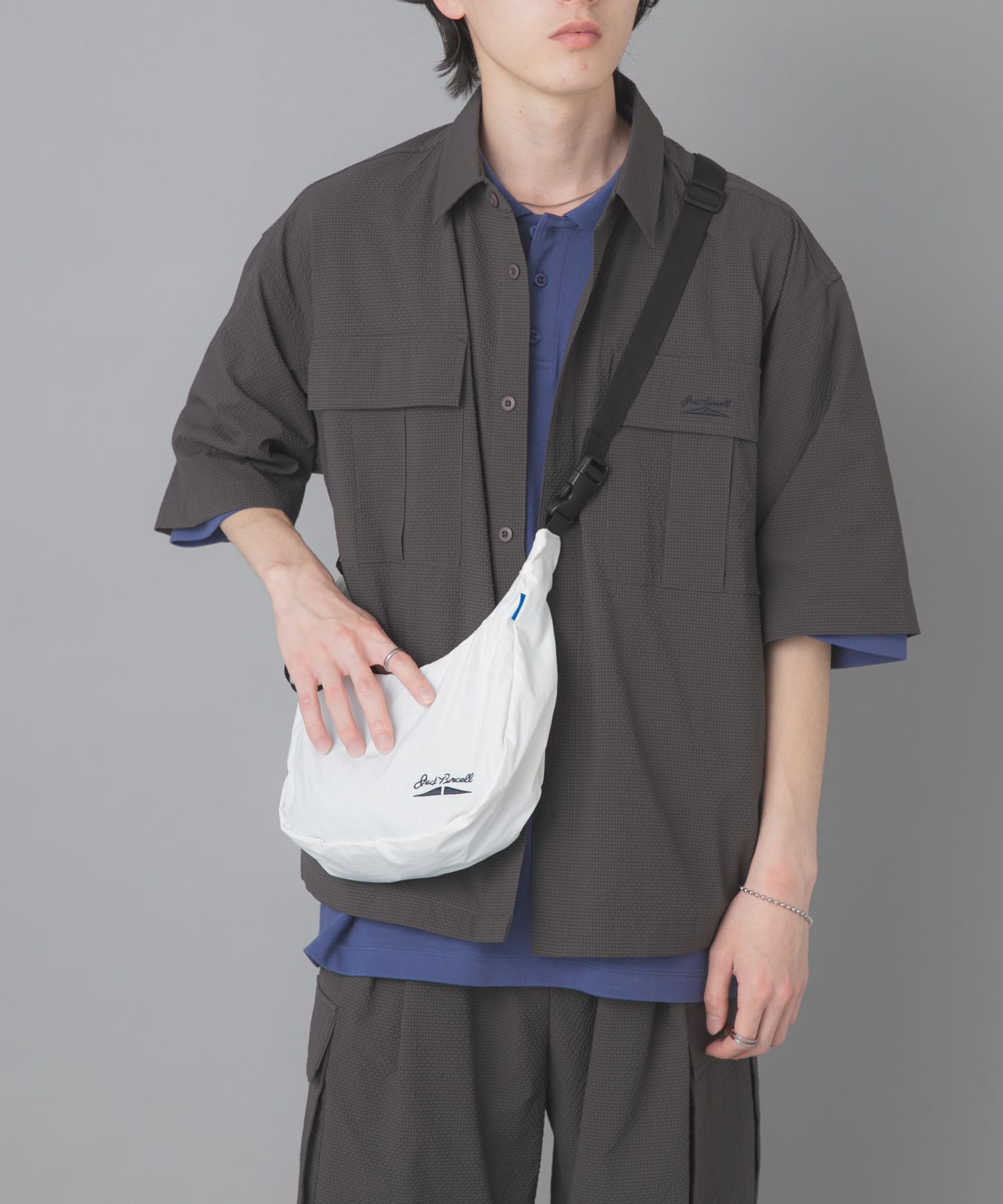 『別注』Converse×SENSE OF PLACE　JACKPURCELLショルダーバック WHITE One