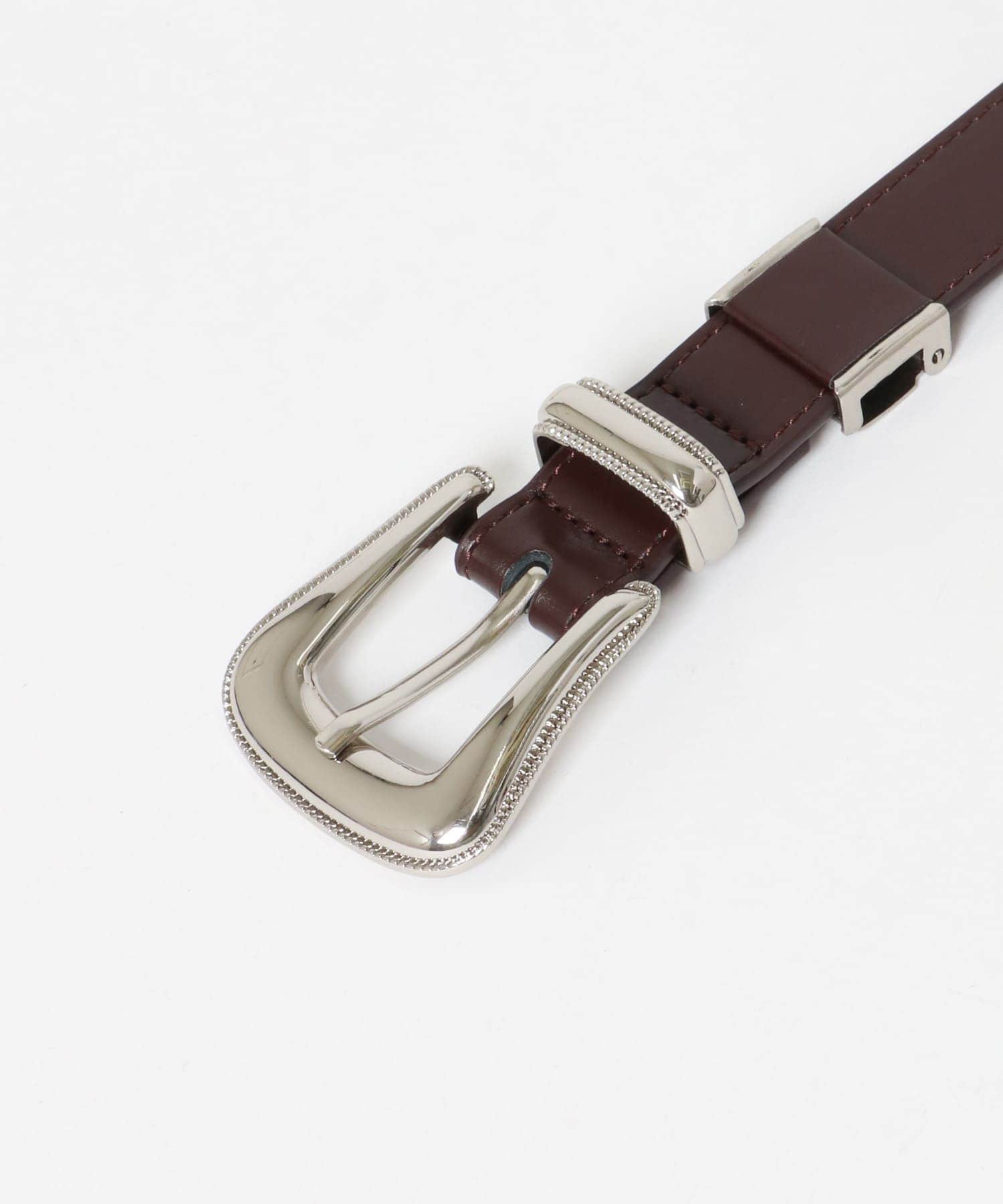 FLウエスタンベルト25mm BROWN One