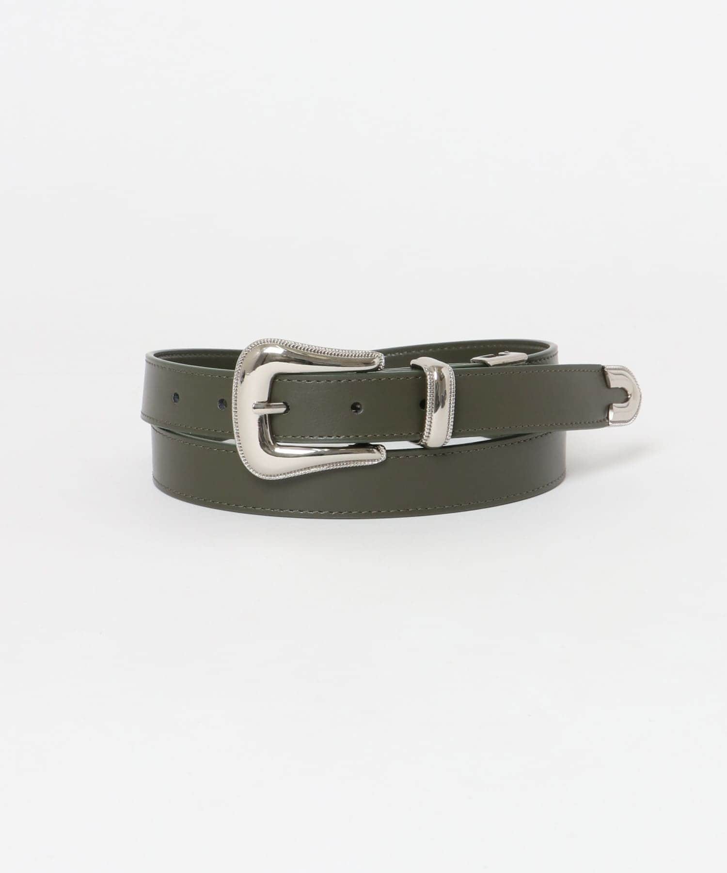 FLウエスタンベルト25mm KHAKI One