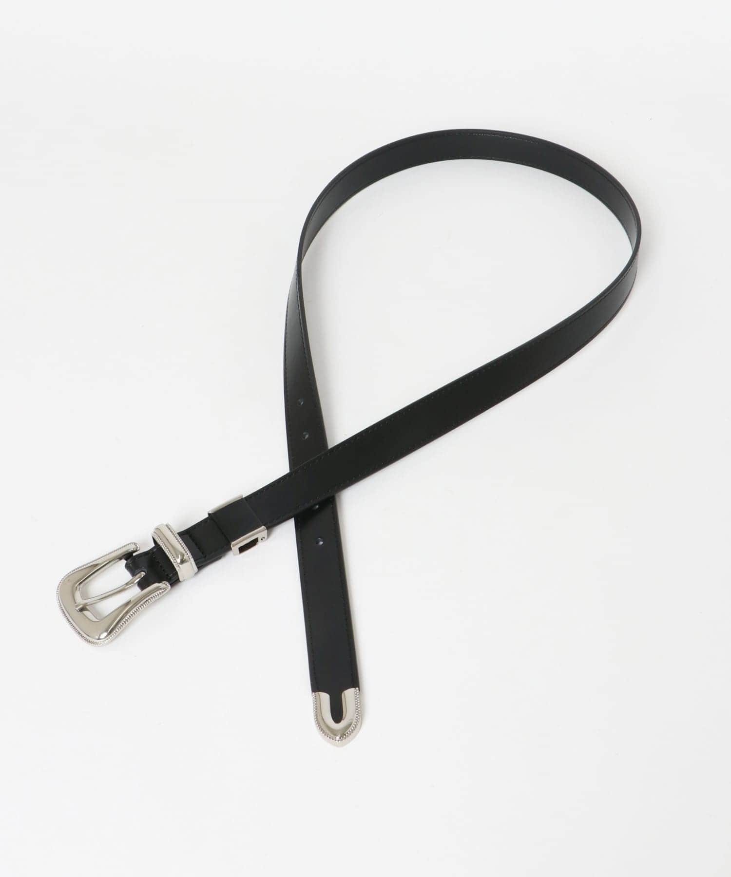 FLウエスタンベルト25mm BLACK One