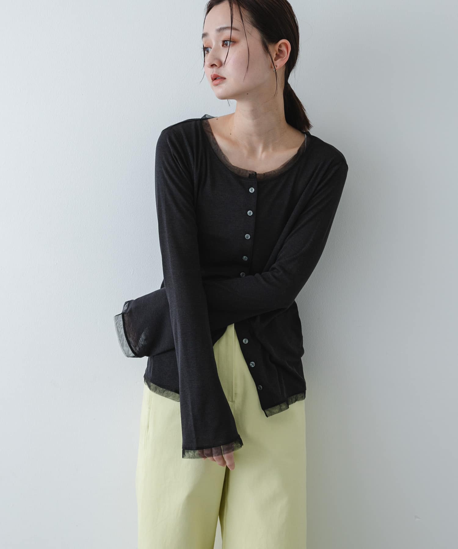 身長：169cm サイズ：one