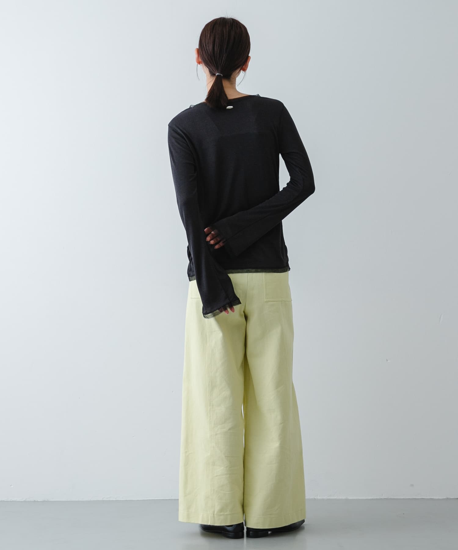 身長：169cm サイズ：one