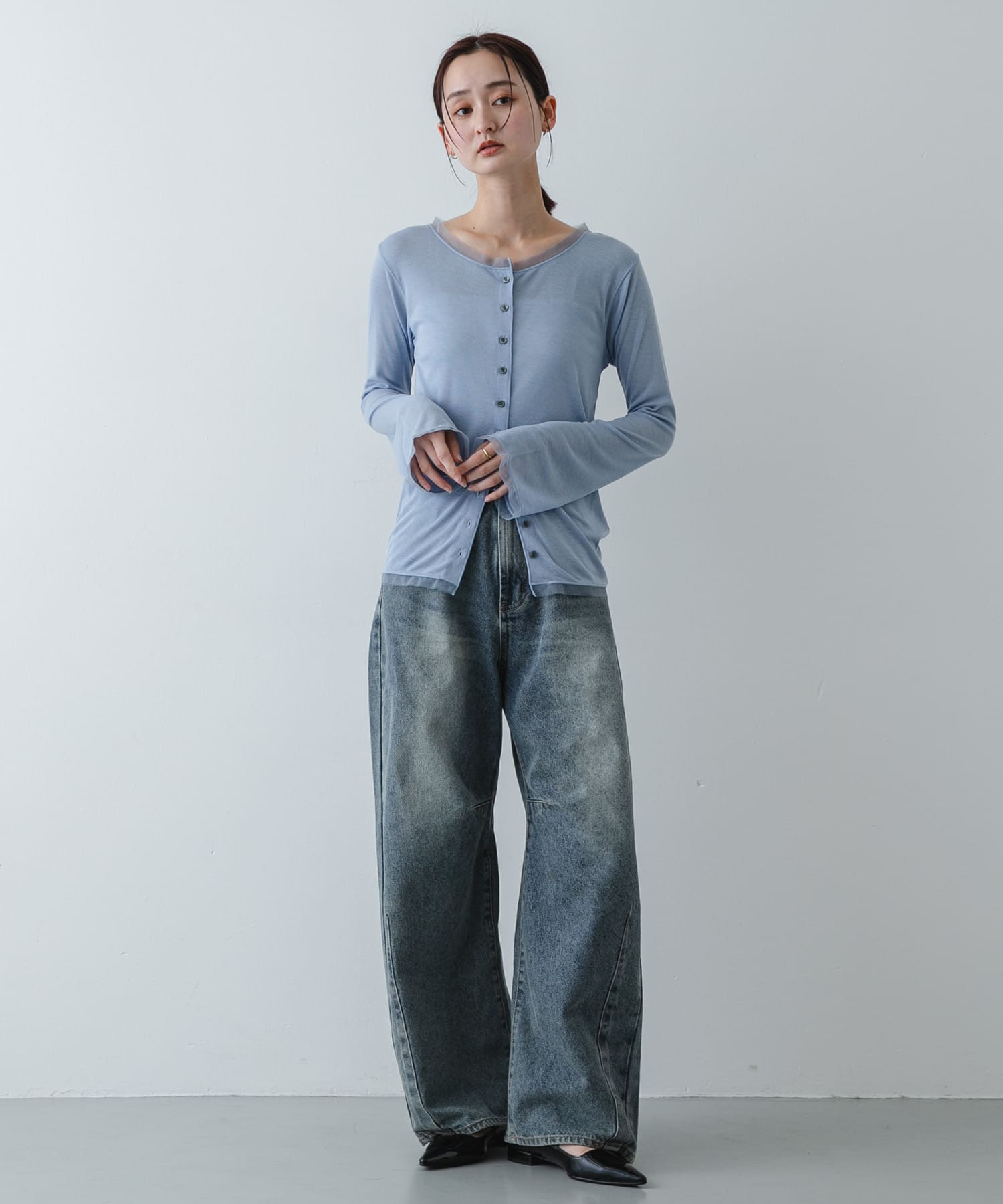 身長：169cm サイズ：one