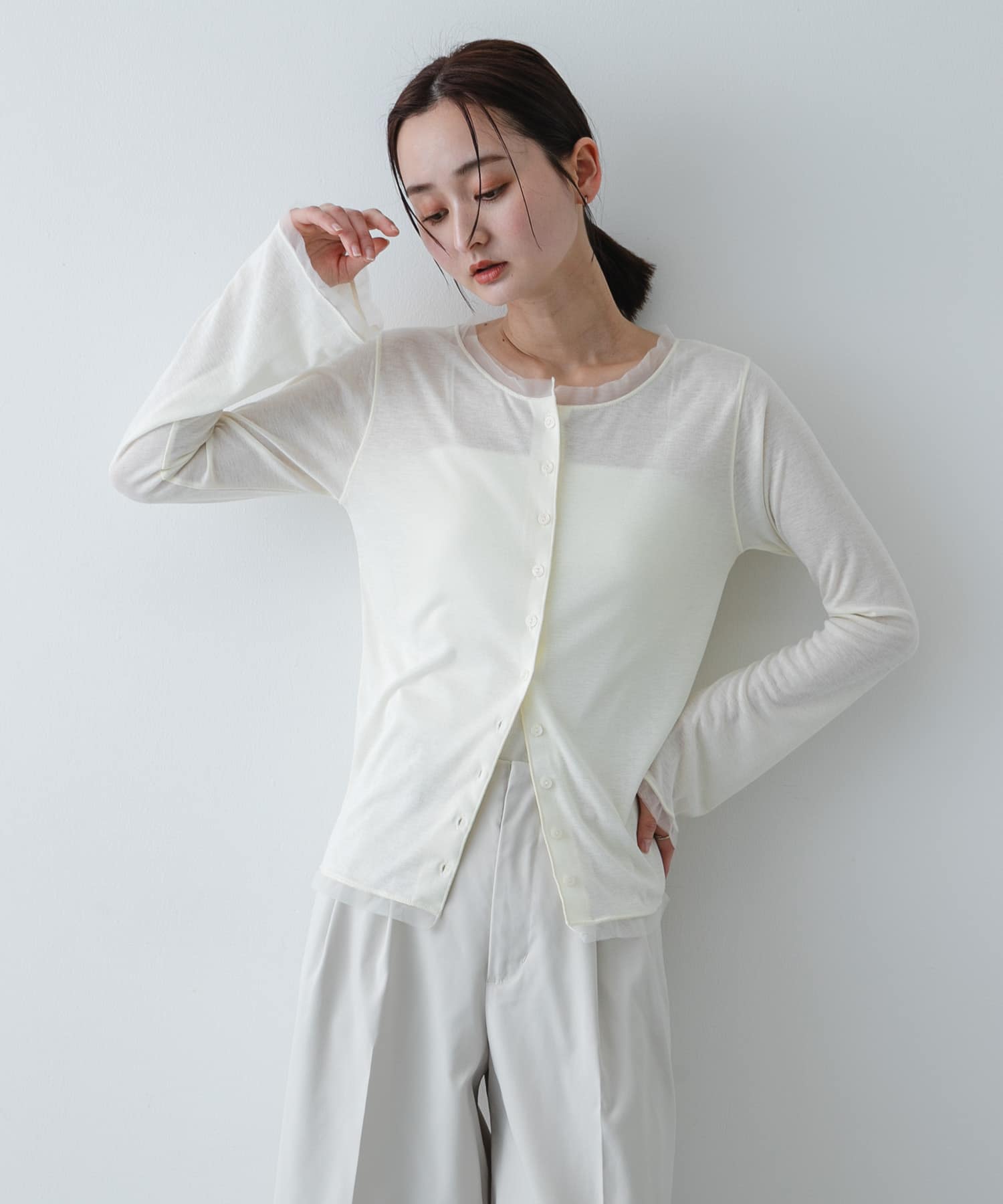 身長：169cm サイズ：one