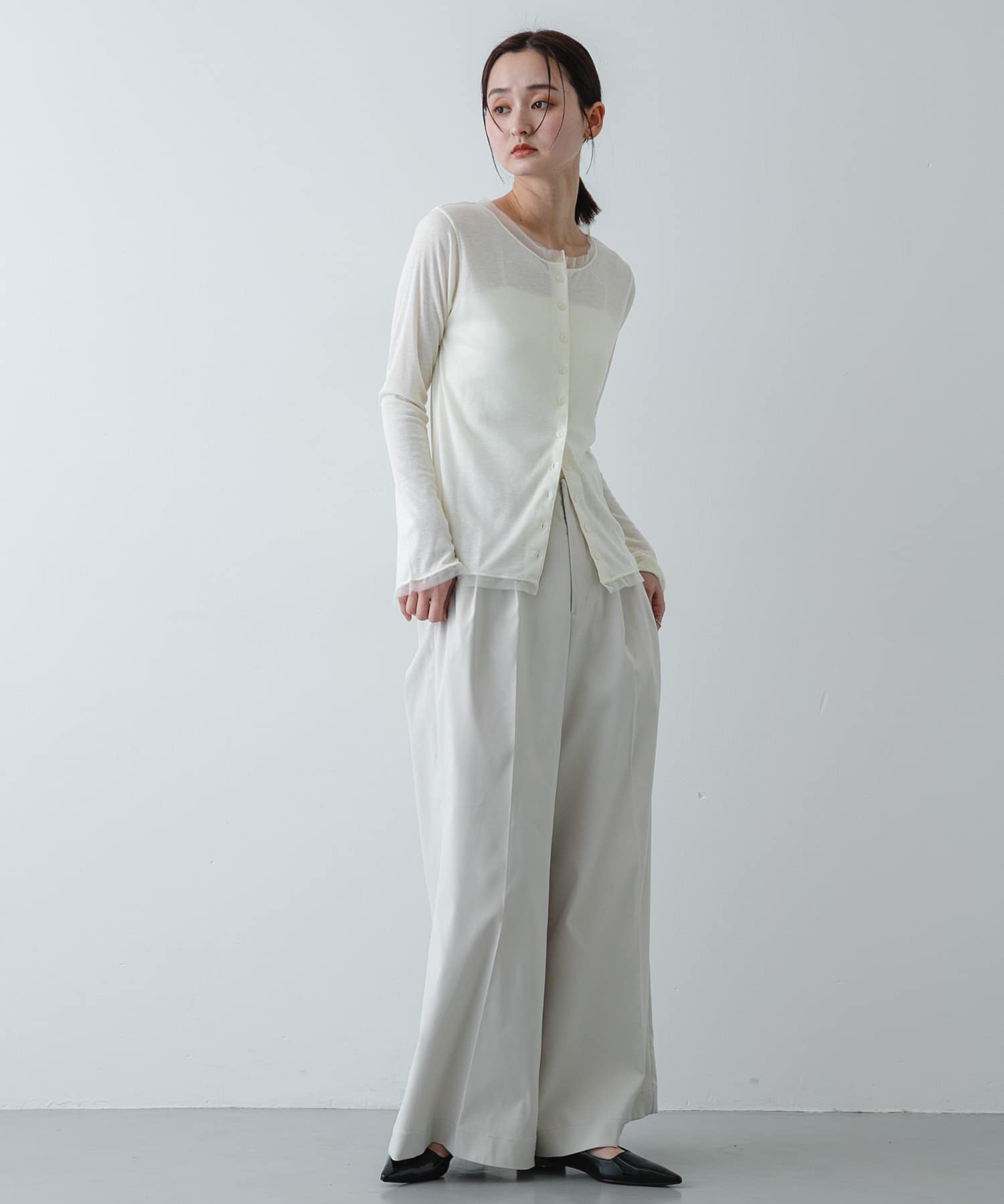 身長：169cm サイズ：one
