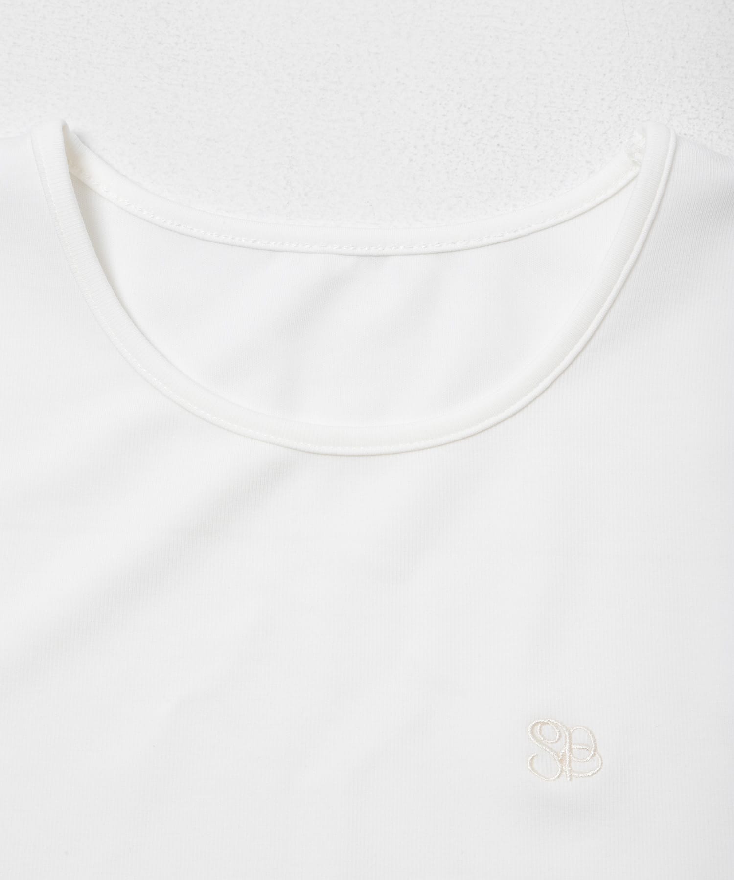 汗ジミ防止コクーンスリーブクルーネックTシャツ OFF WHITE One