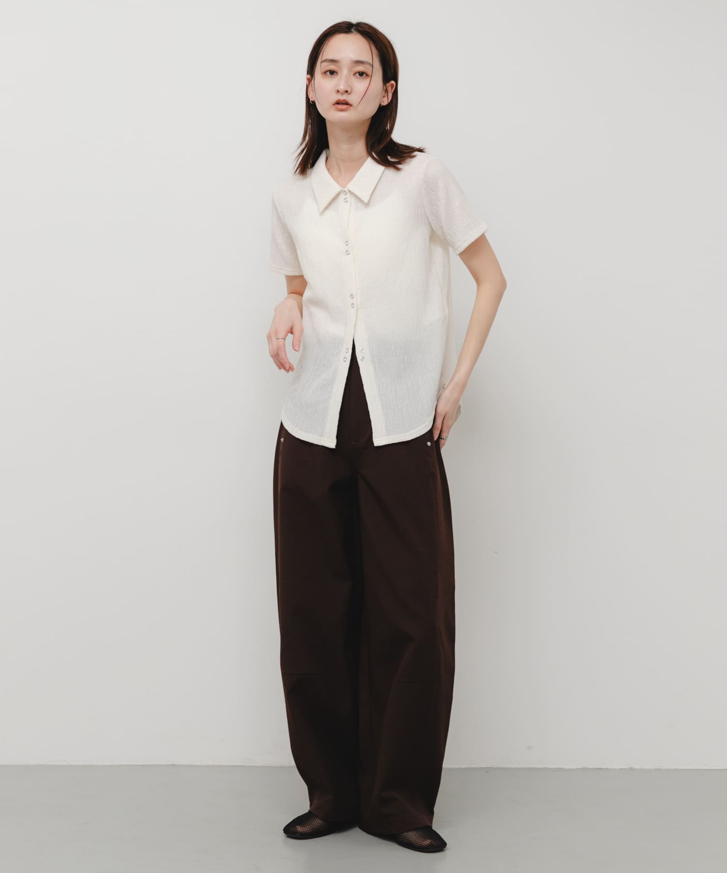 身長：169cm サイズ：one