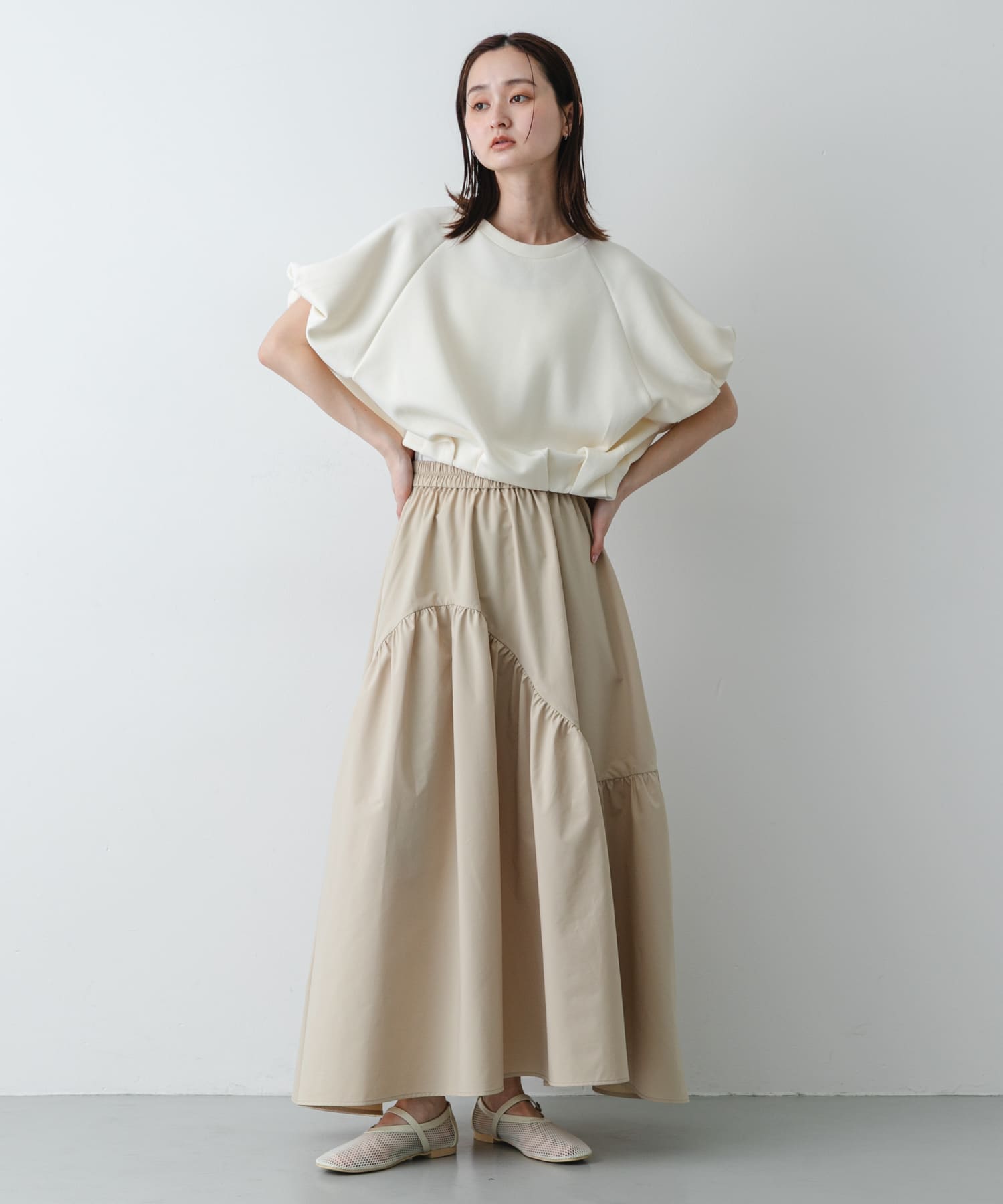 身長：169cm サイズ：one