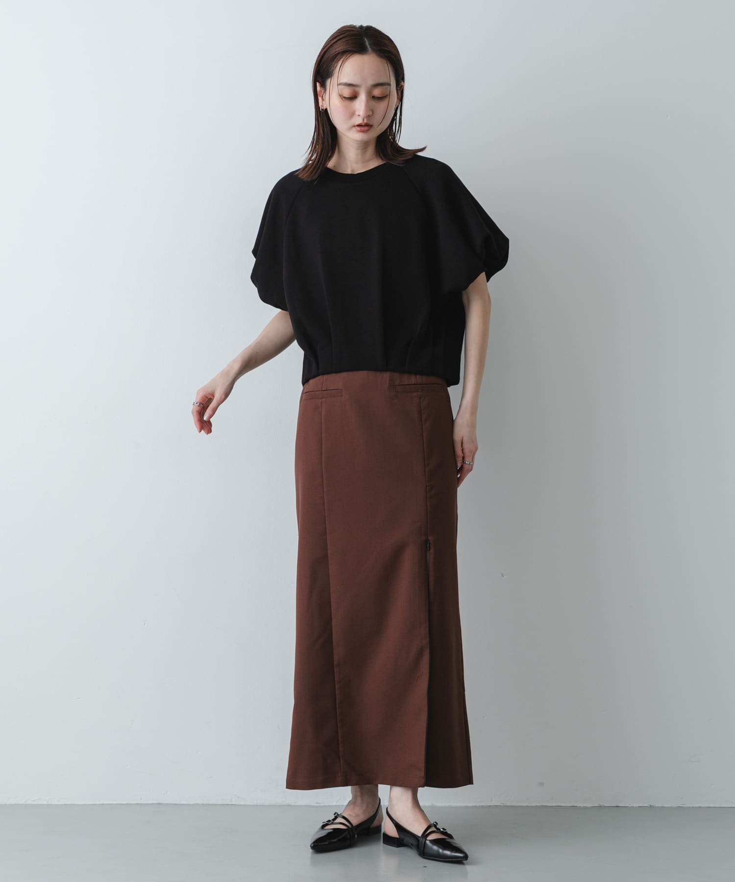 身長：169cm サイズ：one