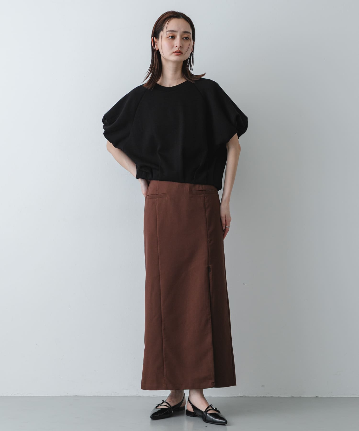 身長：169cm サイズ：one