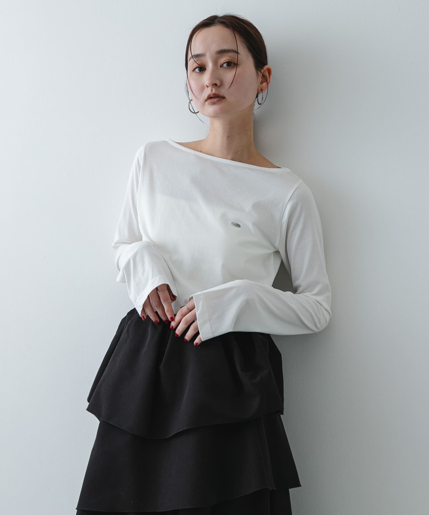 身長：169cm サイズ：one