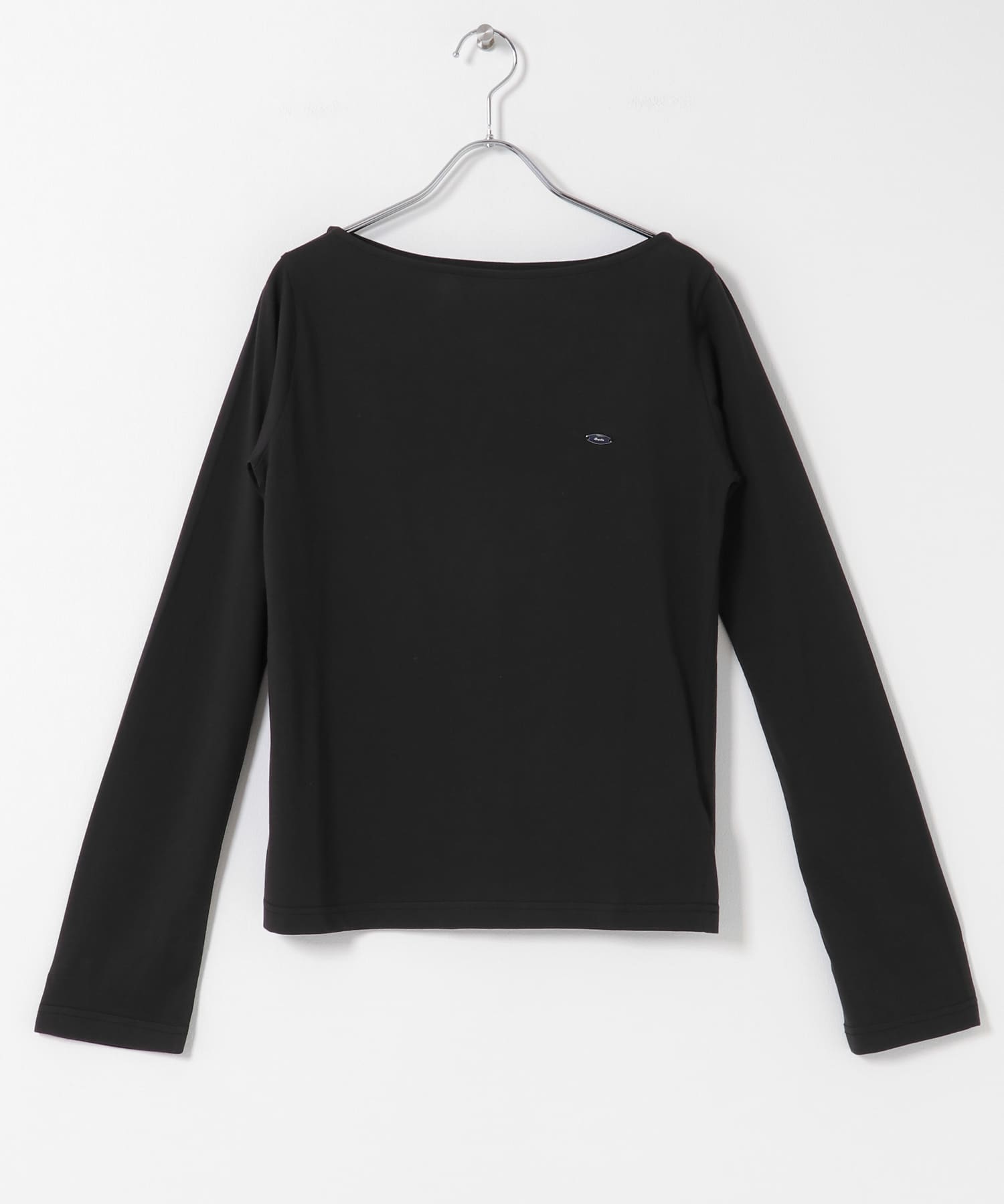 ストレートボートネックシアーTシャツ(One BLACK): トップス｜URBAN