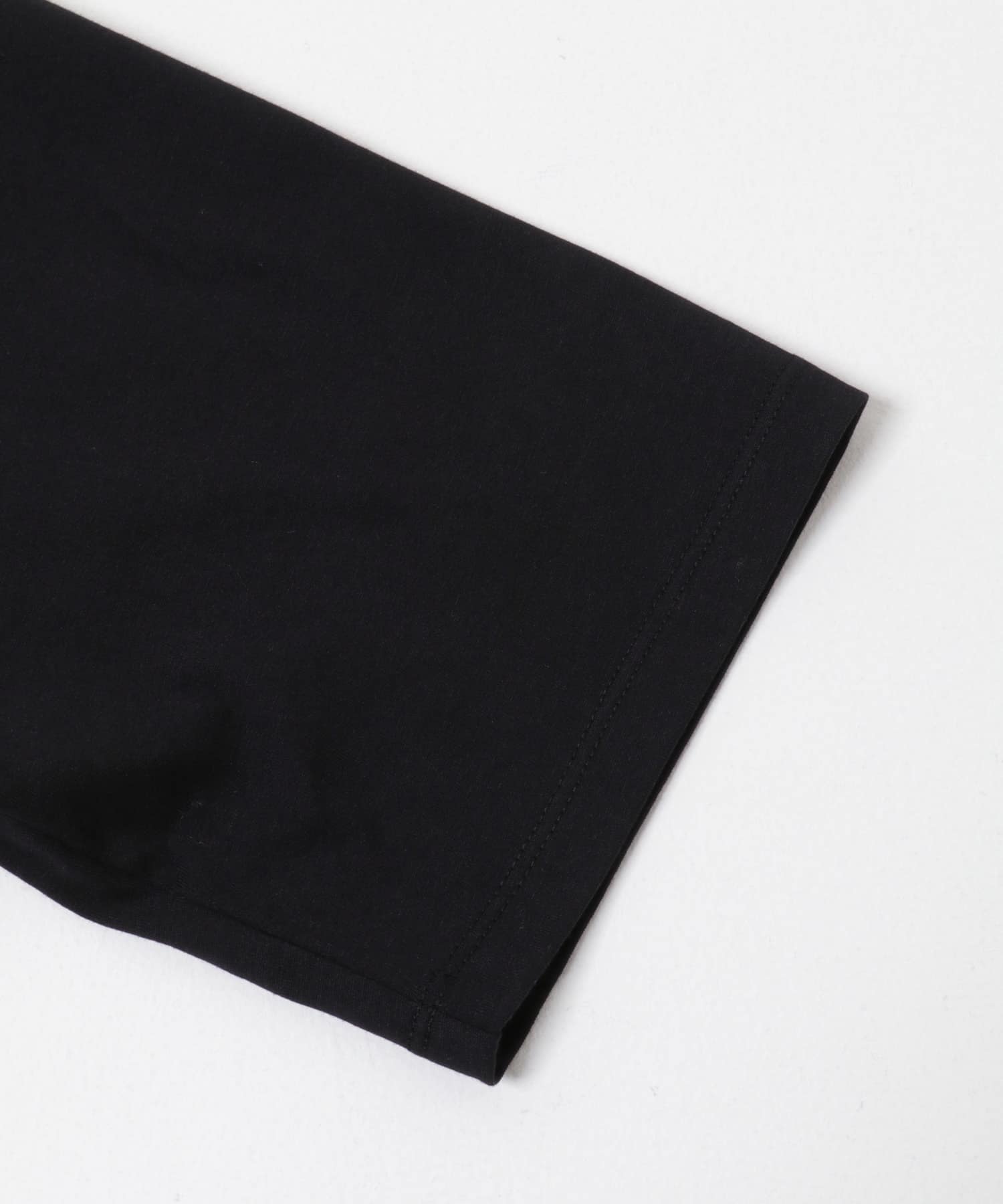クロップドレースロゴTシャツ(半袖) BLACK One
