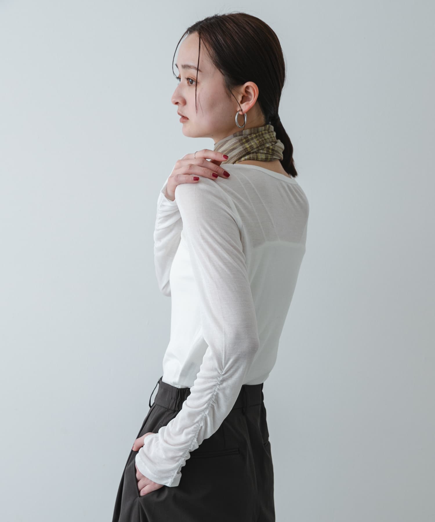 身長：169cm サイズ：one