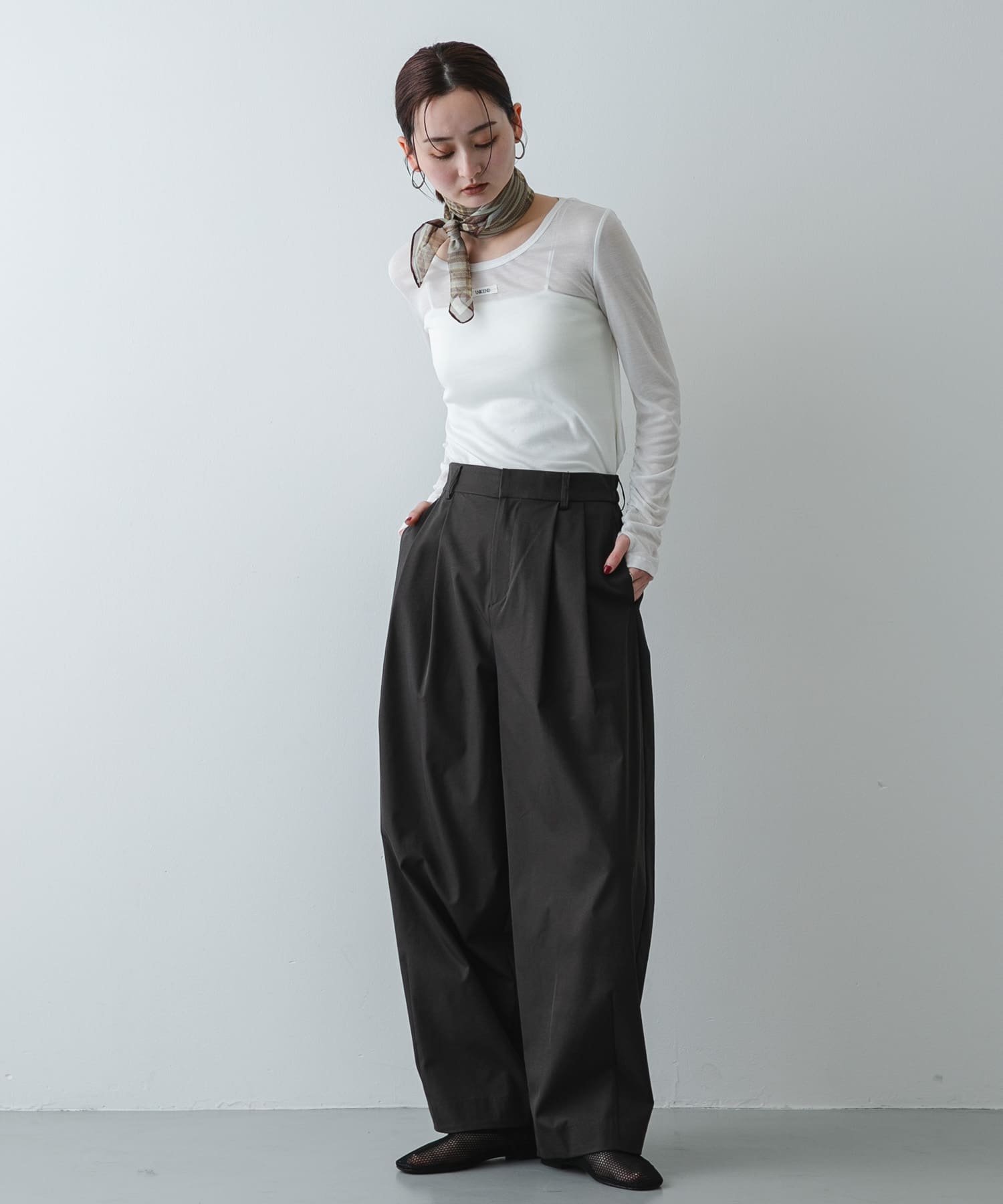 身長：169cm サイズ：one