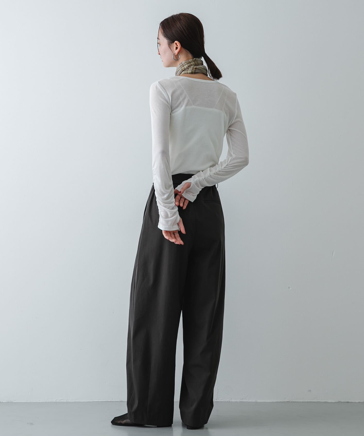 身長：169cm サイズ：one