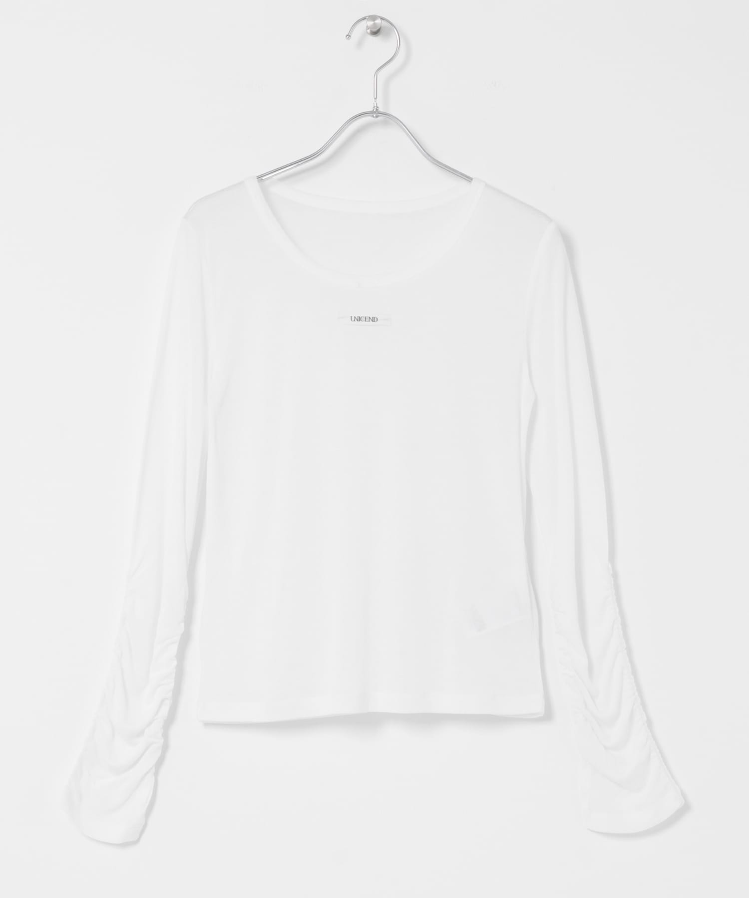 Uネックピスネームシアートップ OFF WHITE One