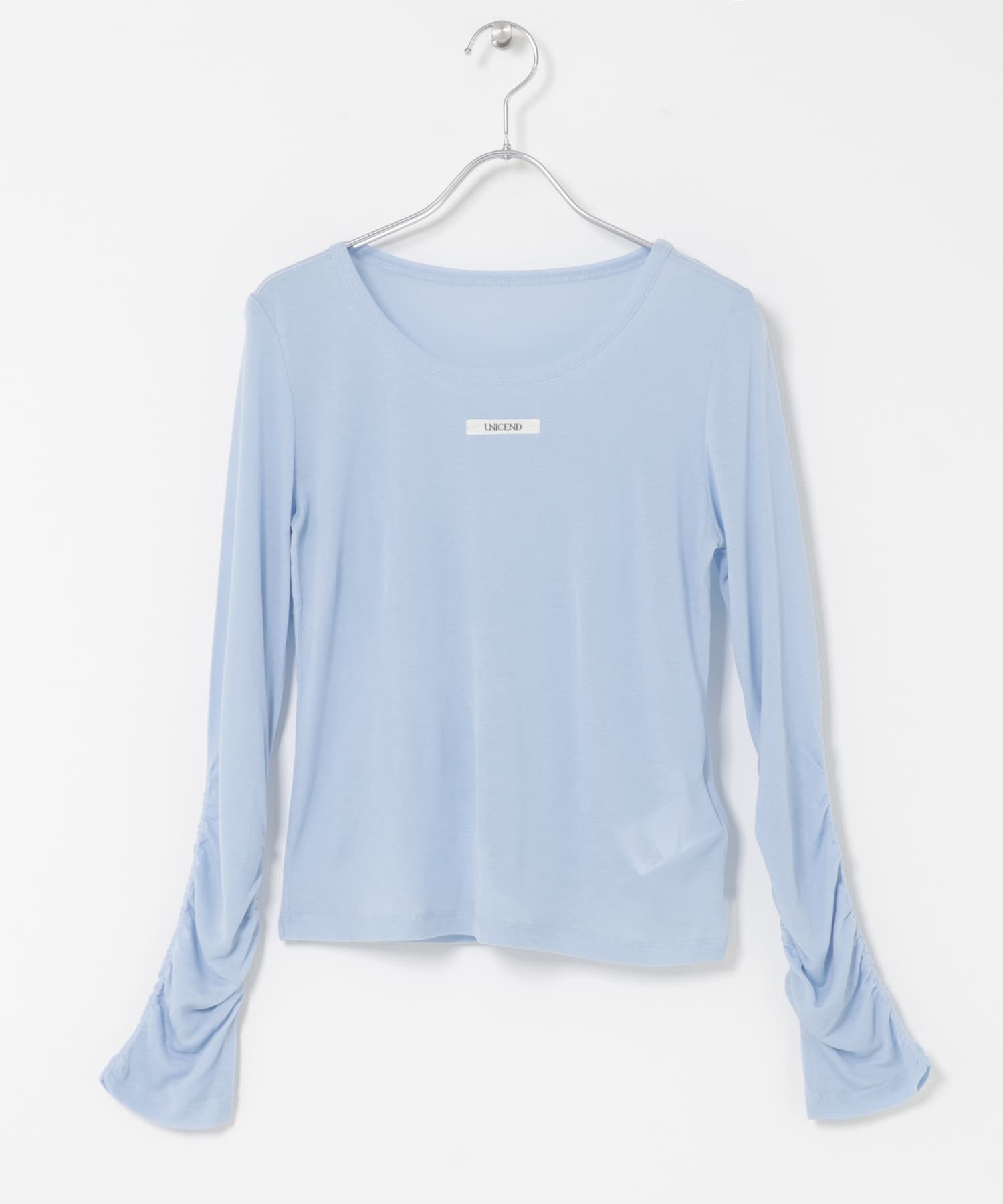 Uネックピスネームシアートップ L.BLUE One