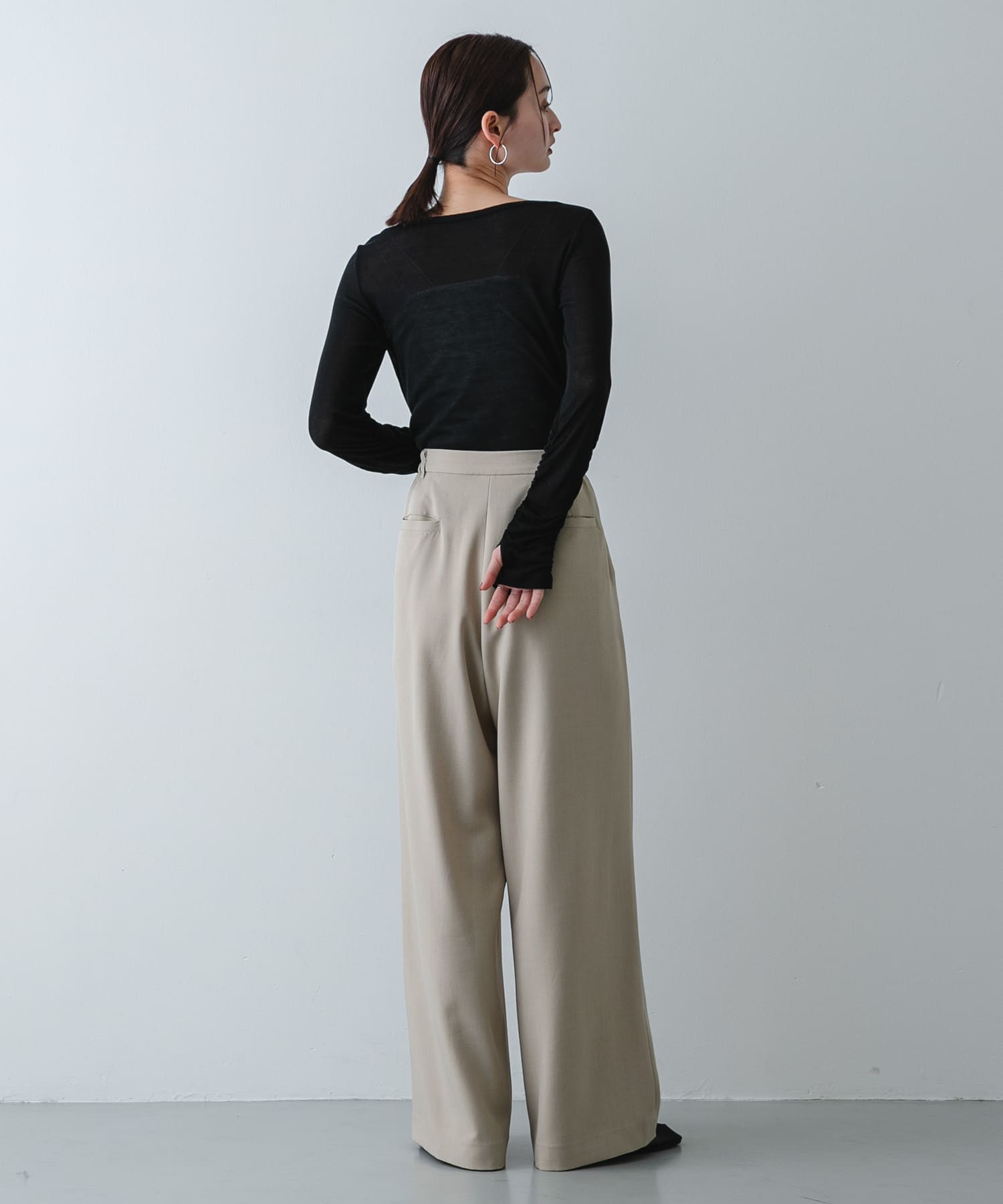 身長：169cm サイズ：one