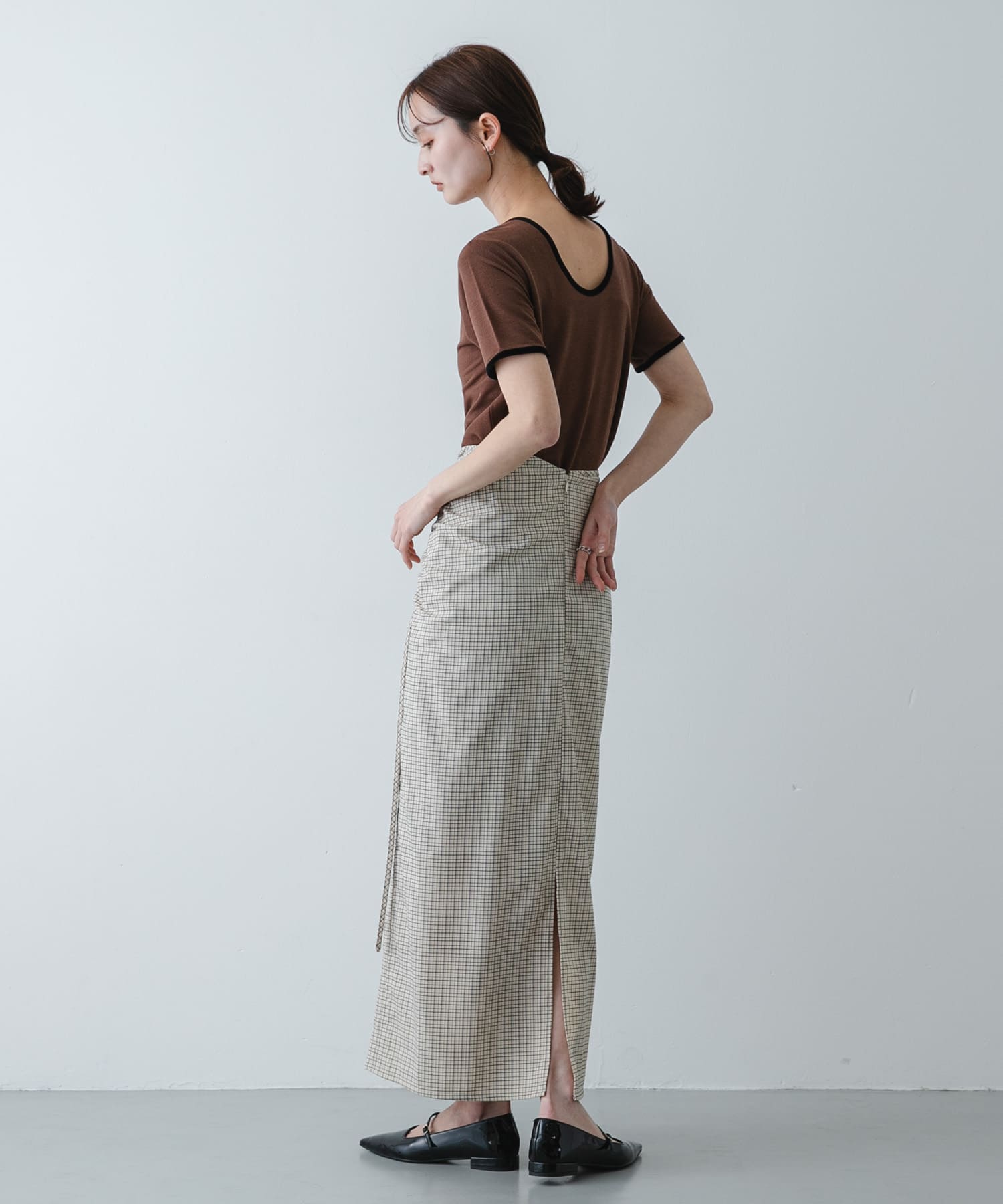 身長：169cm サイズ：one