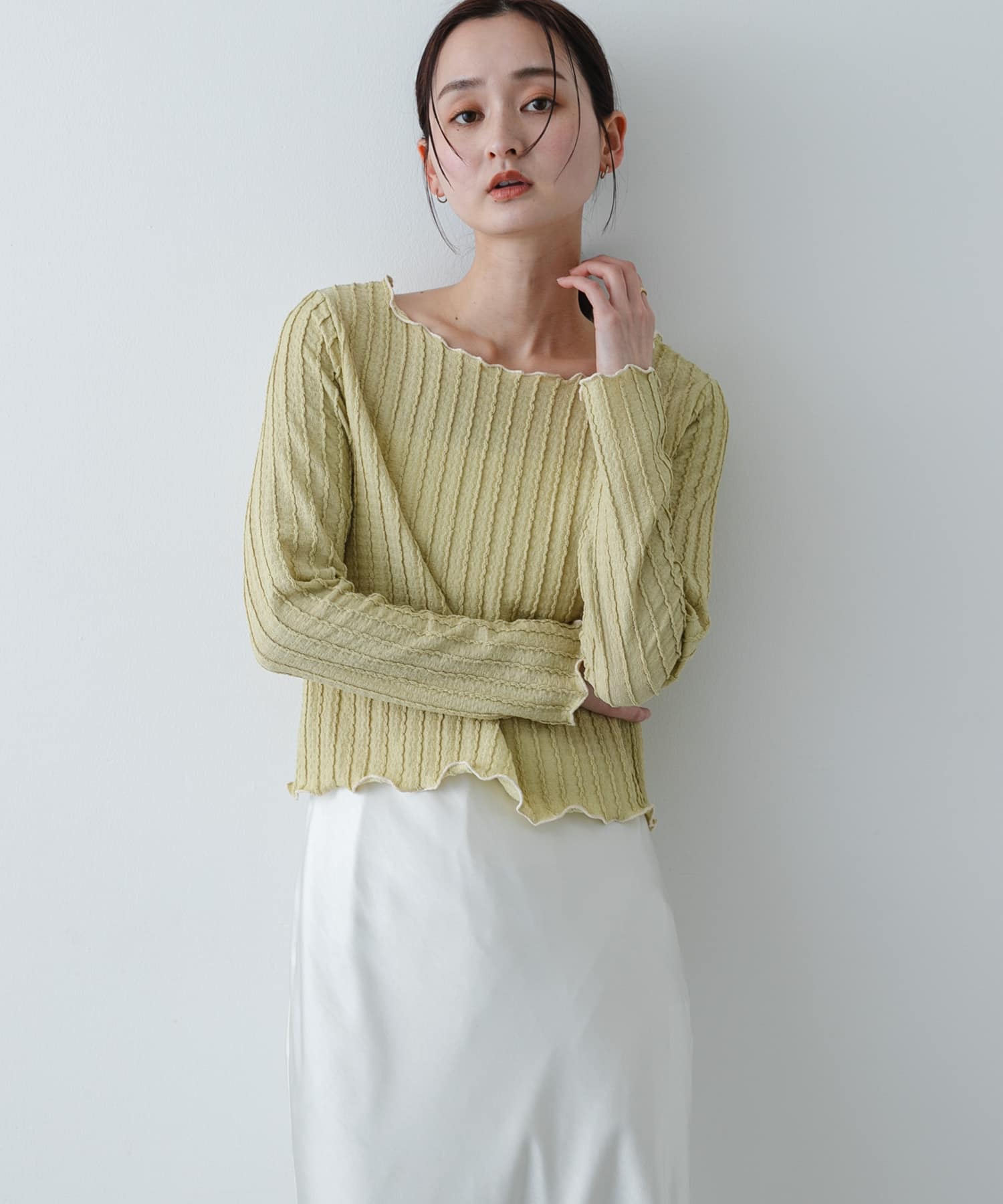 身長：169cm サイズ：one