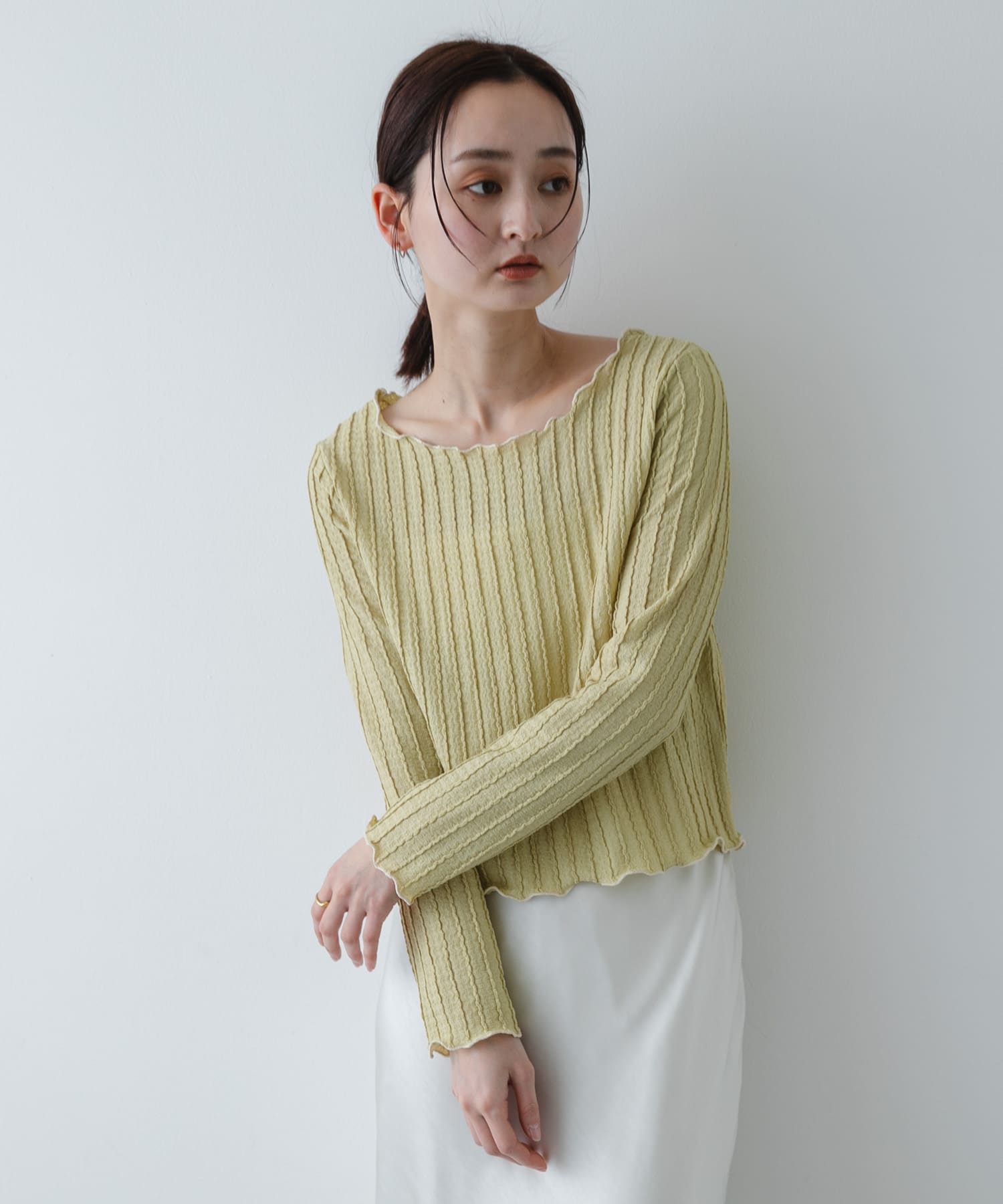 身長：169cm サイズ：one