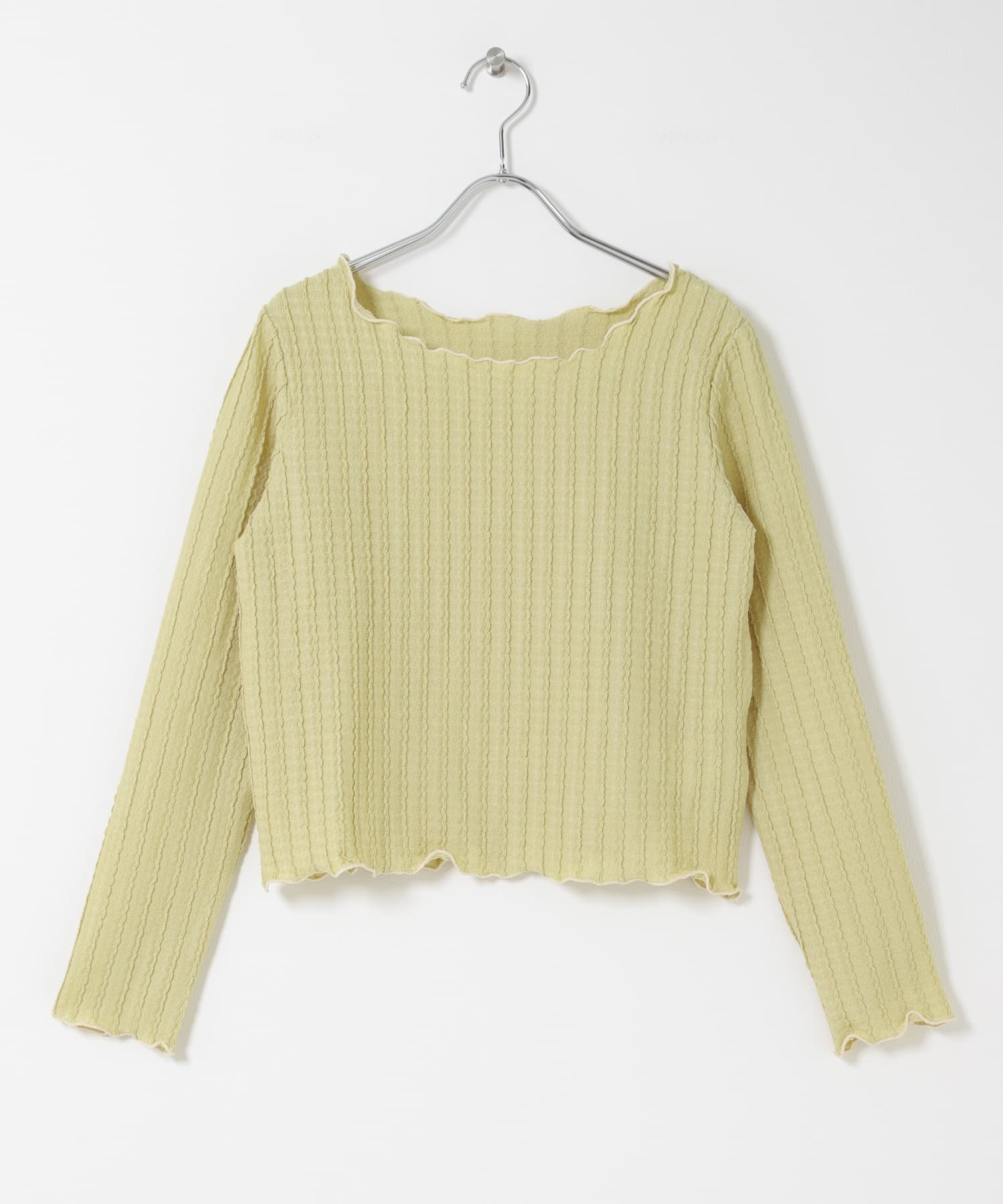 ジャガードクロップドトップ Y.BEIGE One