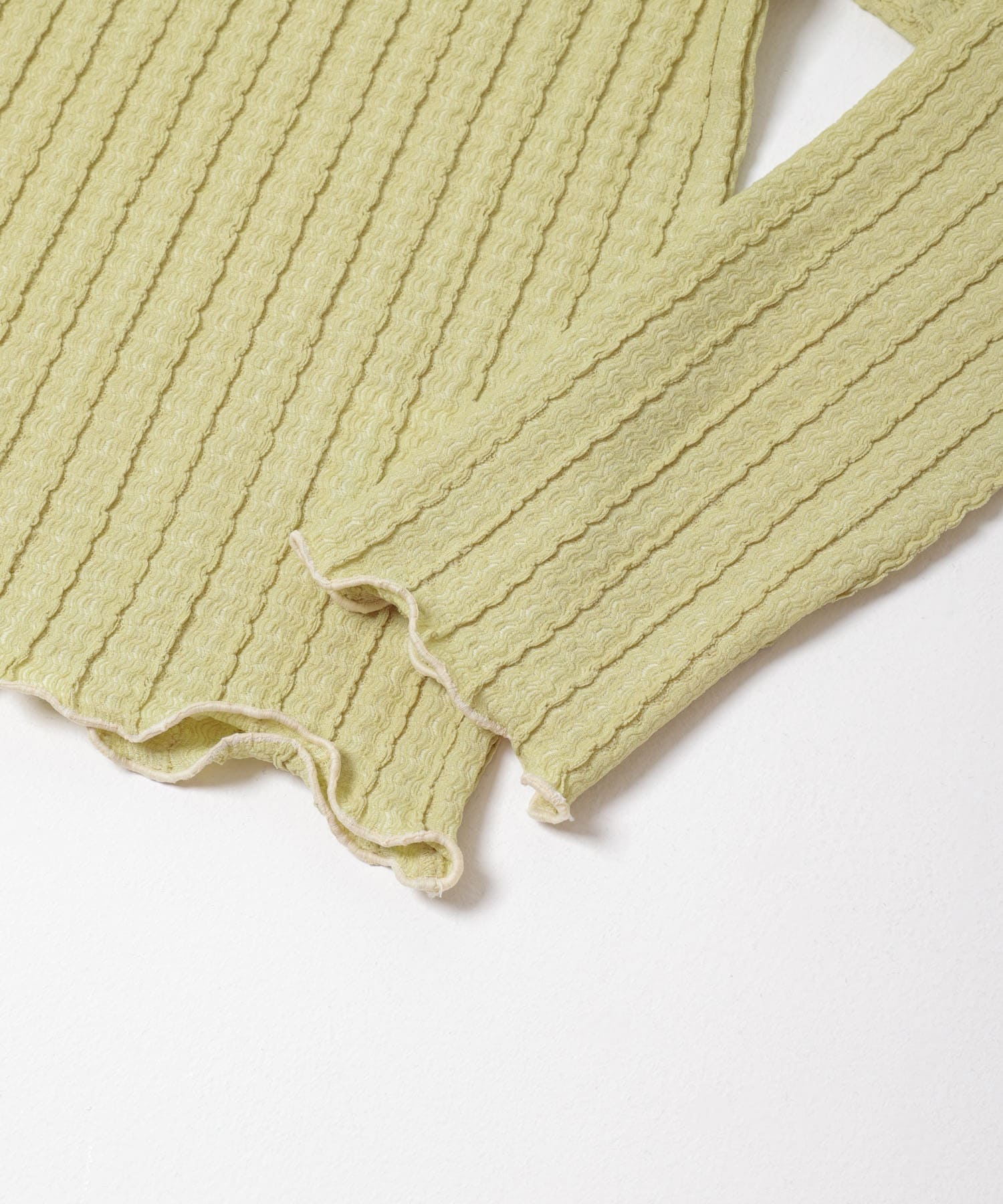 ジャガードクロップドトップ Y.BEIGE One