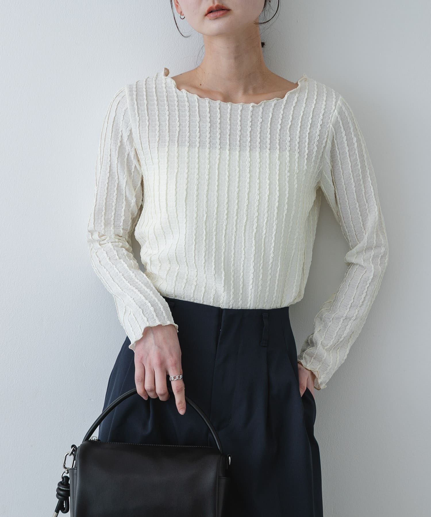 身長：169cm サイズ：one