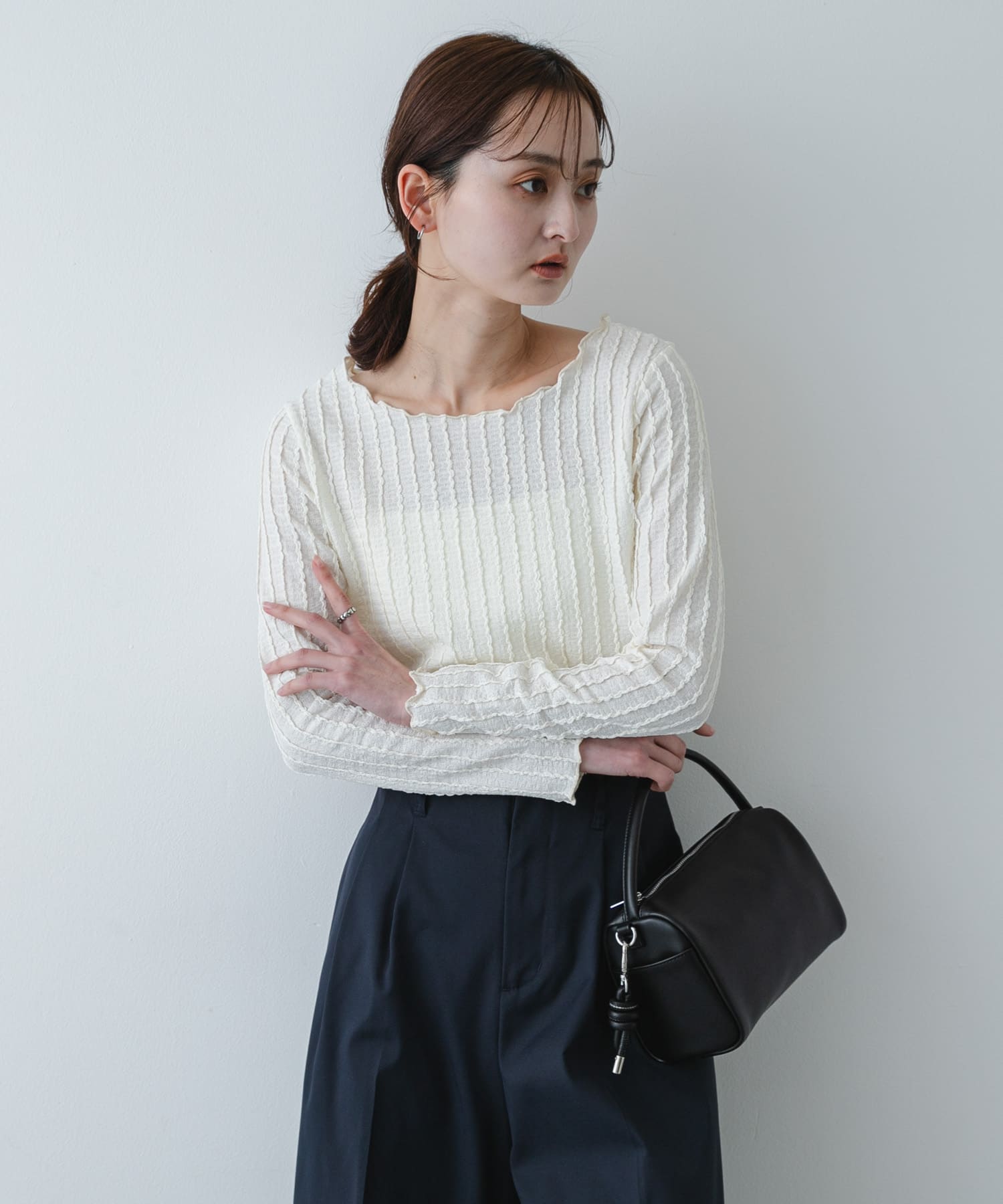 身長：169cm サイズ：one