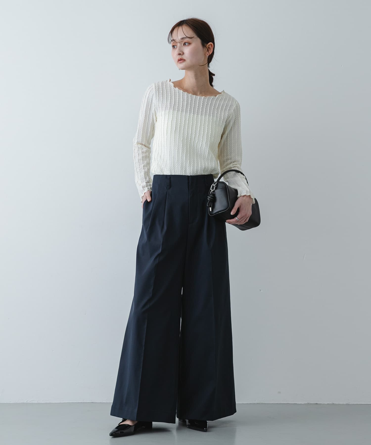 身長：169cm サイズ：one