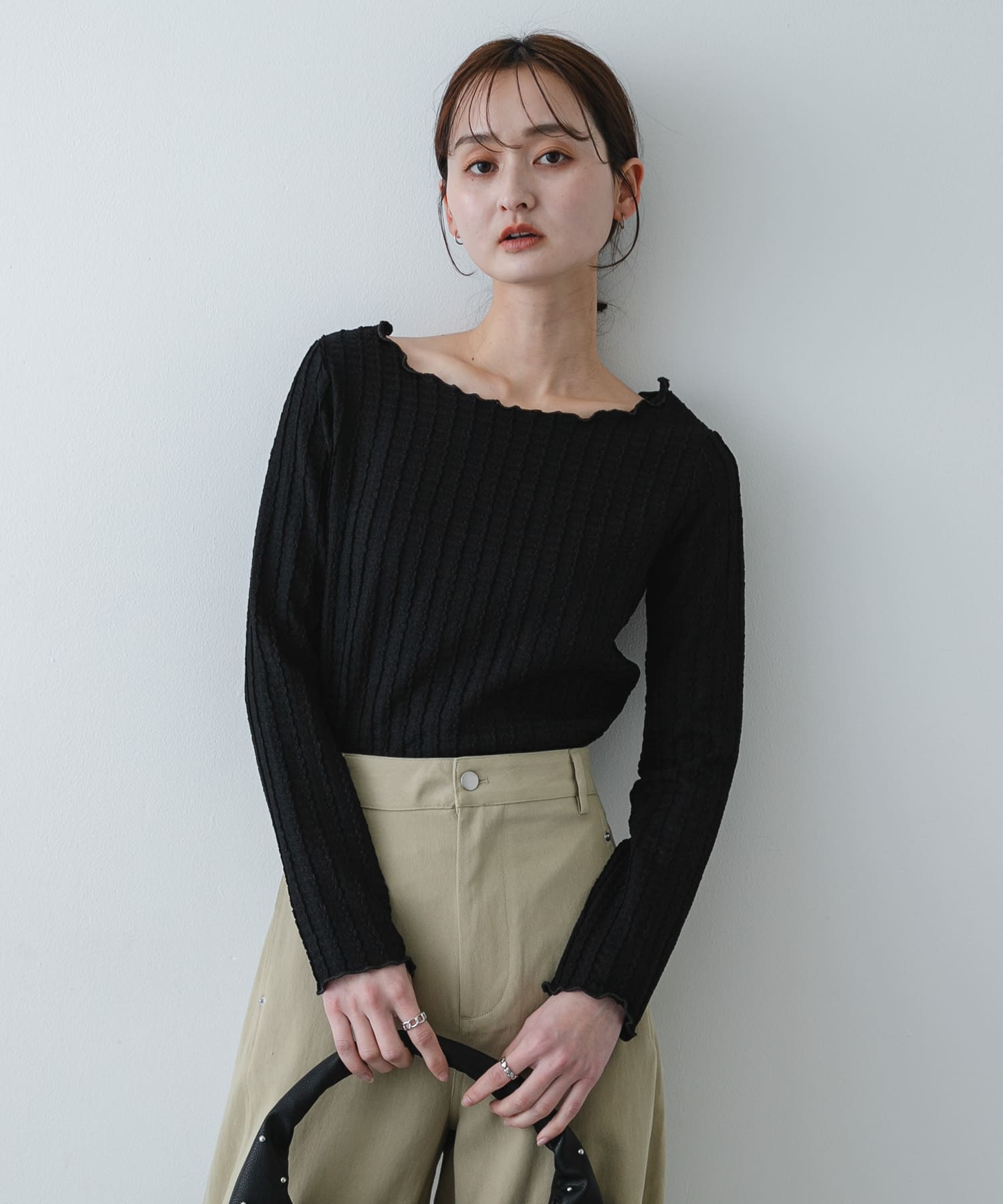 身長：169cm サイズ：one