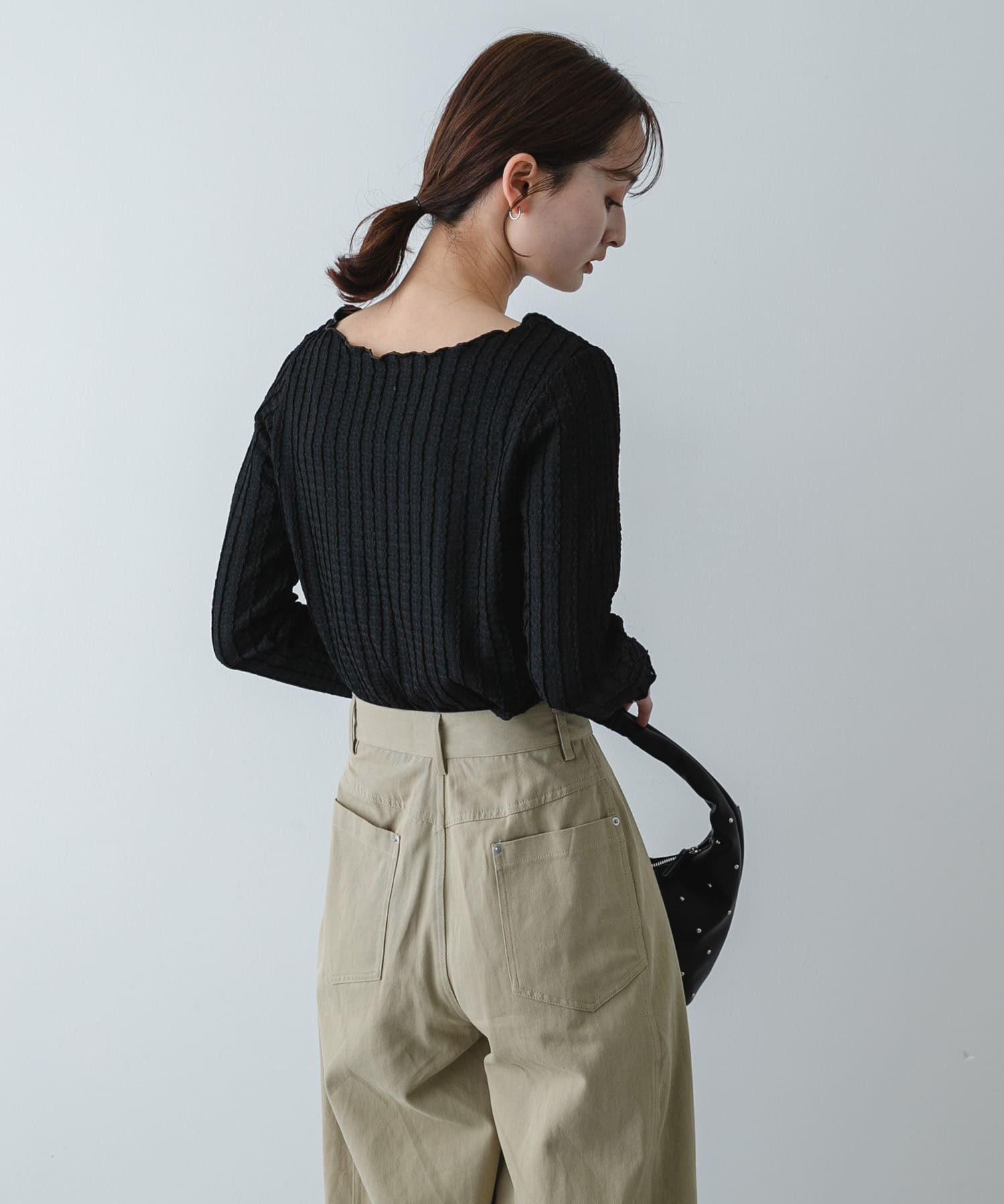 身長：169cm サイズ：one