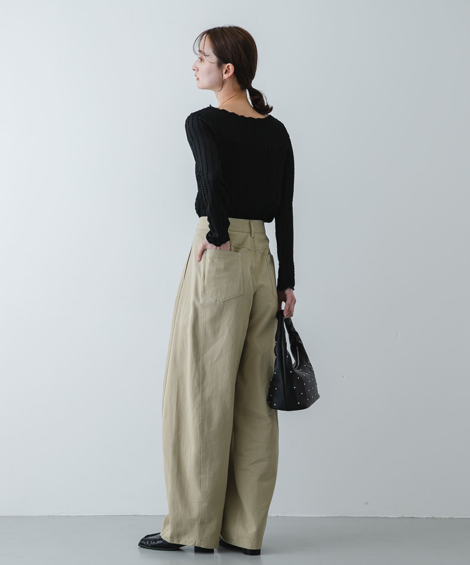 身長：169cm サイズ：one